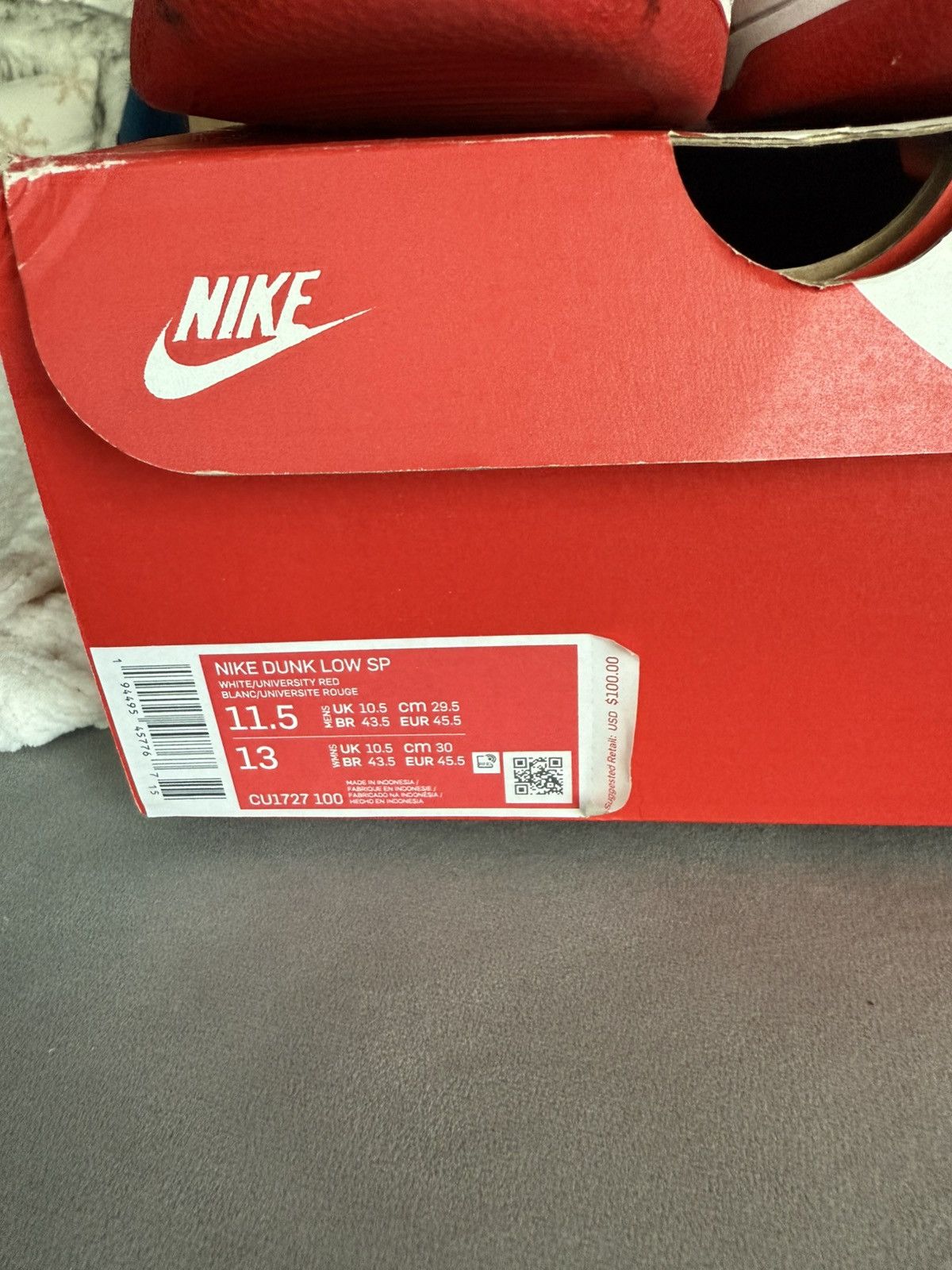 Nike Dunk Low St John’s Size US 11.5 / EU 44-45 - 4 Thumbnail