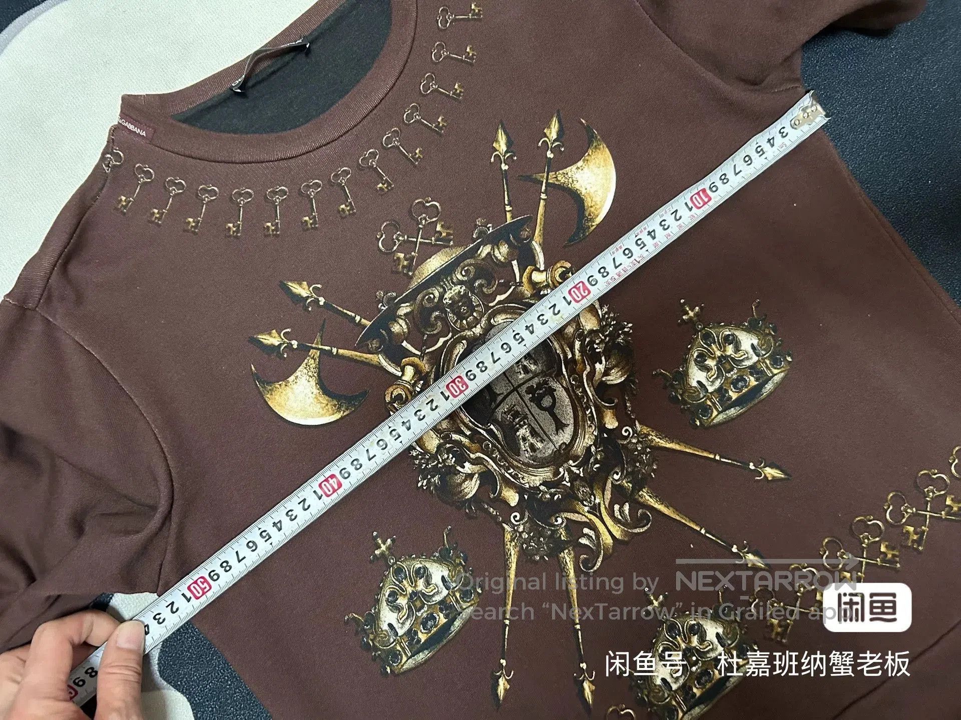 Dolce & Gabbana Dolce & Gabbana Crown Graphic Sweatshirt. Size US S / EU 44-46 / 1 - 6 Thumbnail