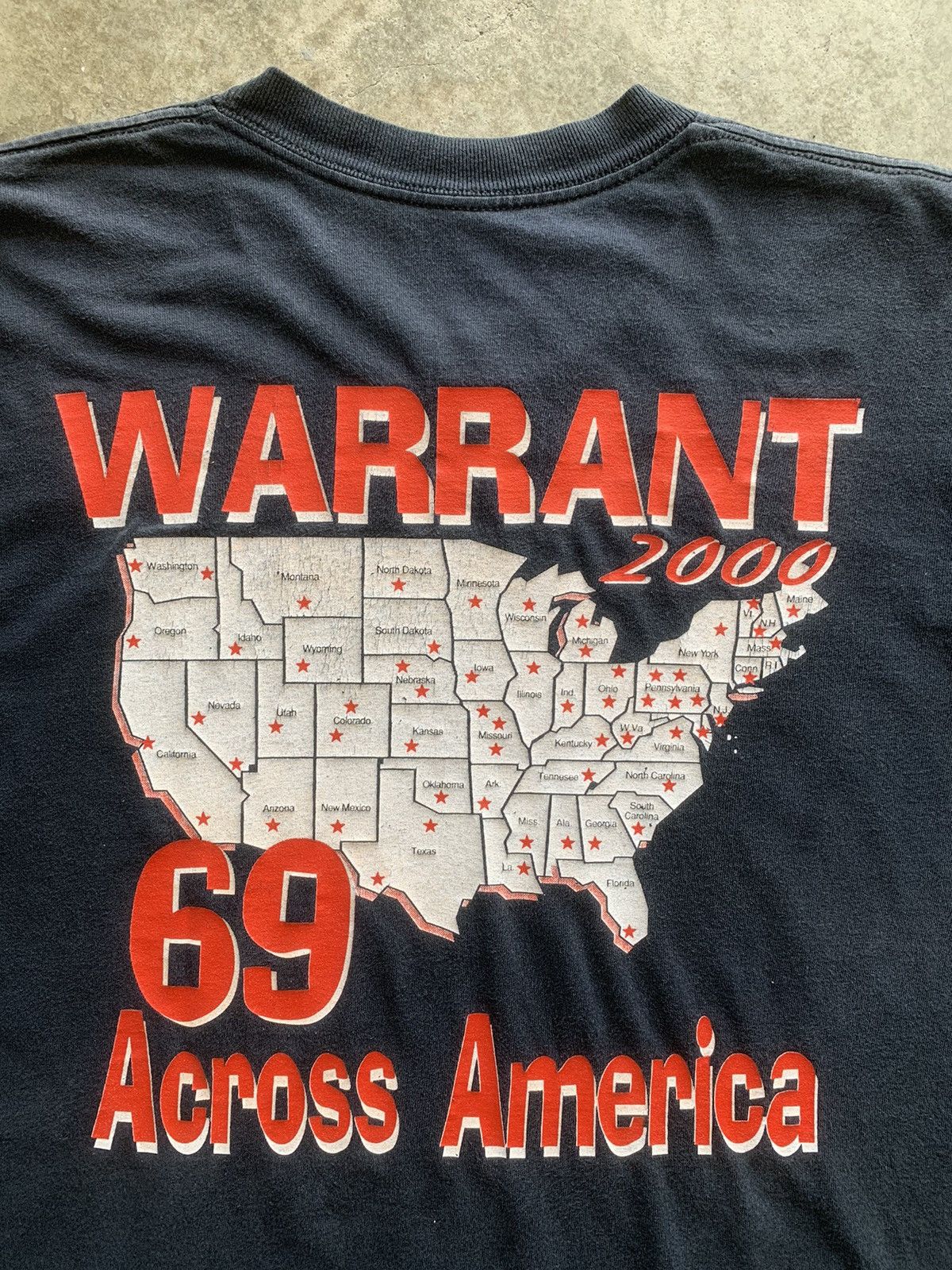 Band Tees × Vintage Warrant 00’s America Tour vintage tshirt Size US L / EU 52-54 / 3 - 7 Thumbnail
