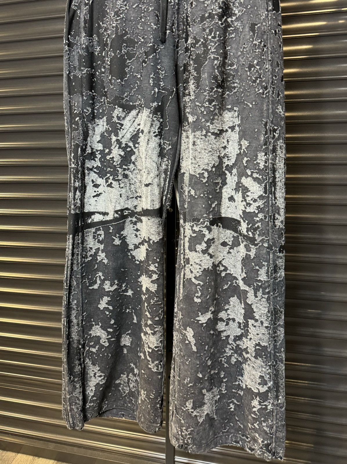 Diesel Diesel Black Burnout Camo Track Sweatpants - Medium Size US 30 / EU 46 - 3 Thumbnail