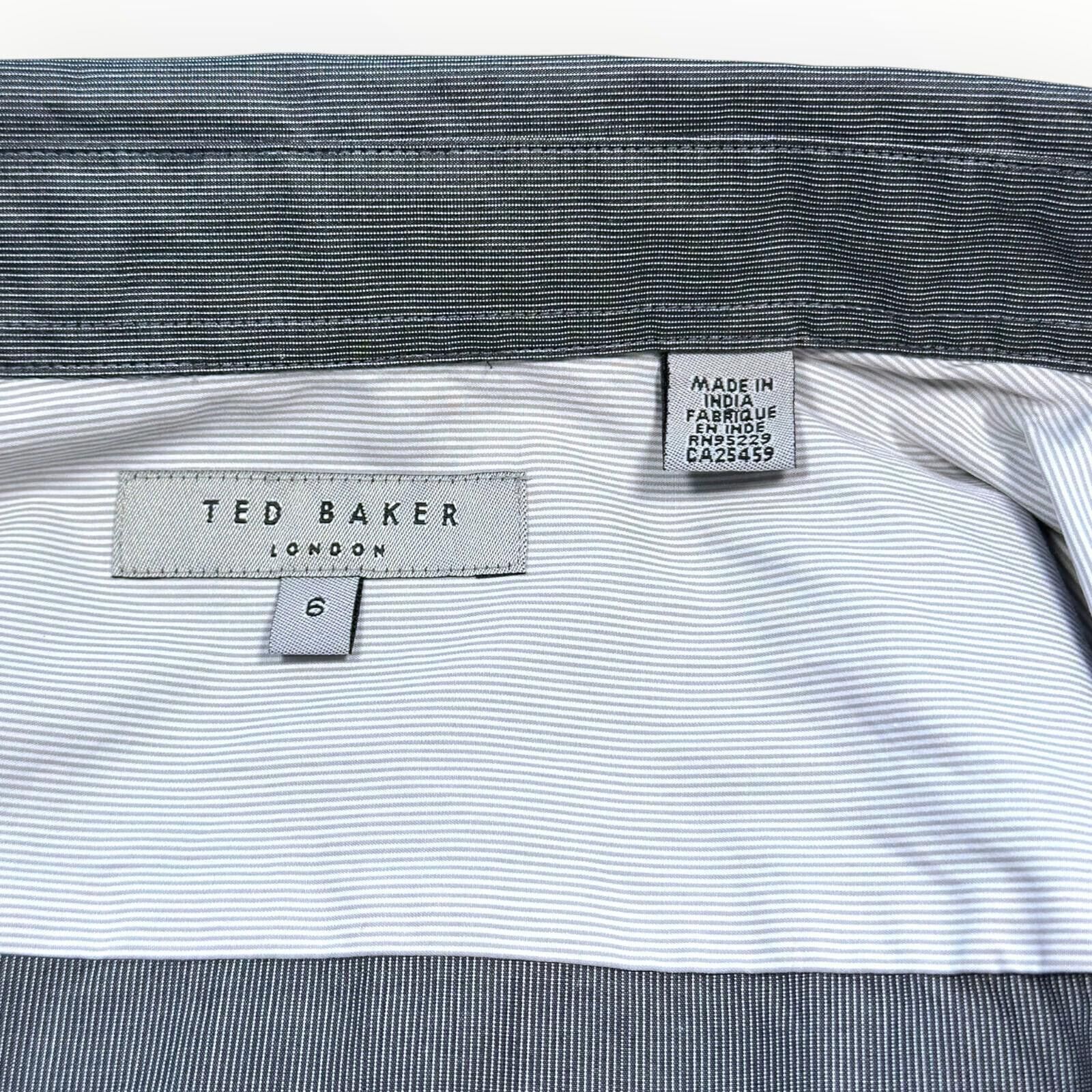 Ted Baker Ted Baker 6 Shirt Men's UK Size 2XL Red Pinstripe Size 48R - 12 Thumbnail