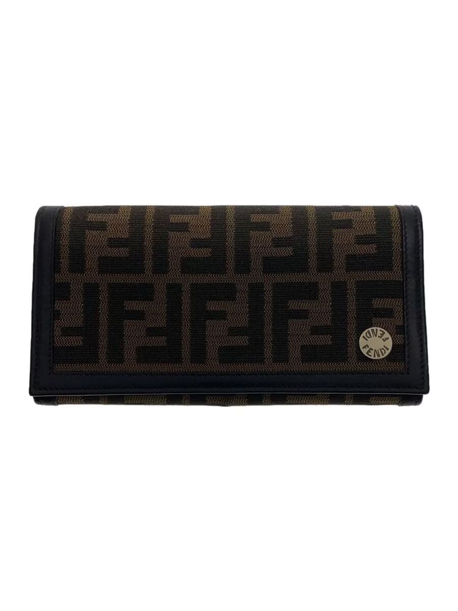 Fendi Fendi Canvas Long Wallet Brown Size ONE SIZE - 1 Thumbnail