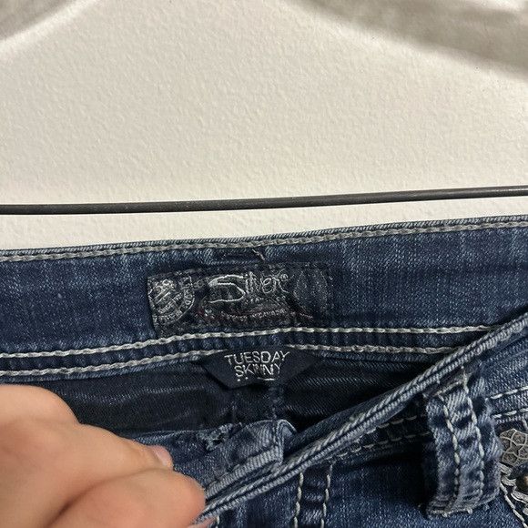 Silver Jeans Co. Silver Jeans Tuesday Skinny Size 27" / US 4 / IT 40 - 5 Thumbnail
