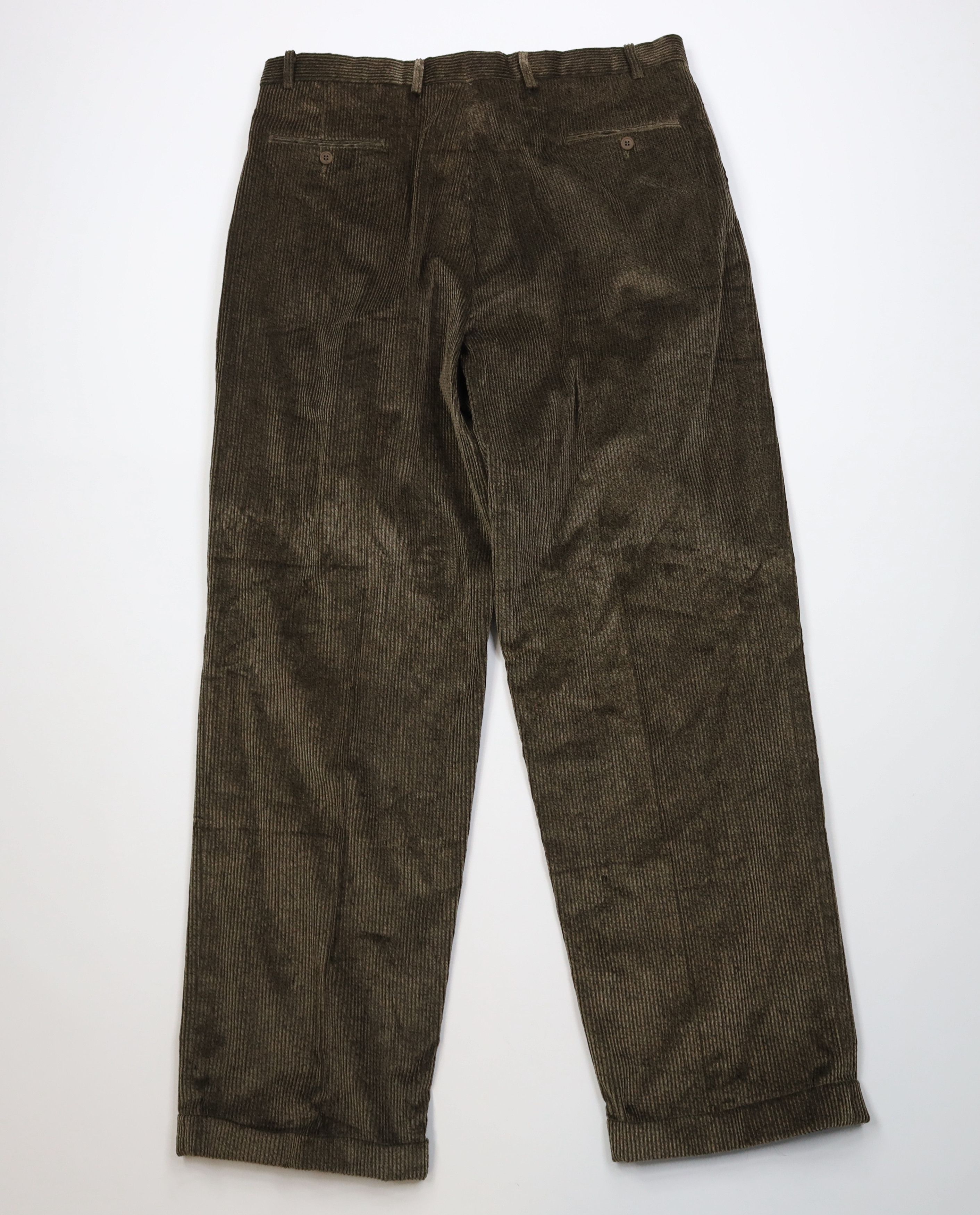 Vintage Vintage 90s Streetwear Wide Leg Corduroy Chino Pants USA Size US 38 / EU 54 - 10 Thumbnail