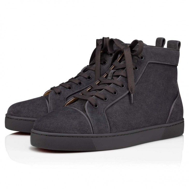 Christian Louboutin o1s1wg110924 Louis Orlato Flat High Sneaker in Black Size US 10 / EU 43 - 1 Thumbnail