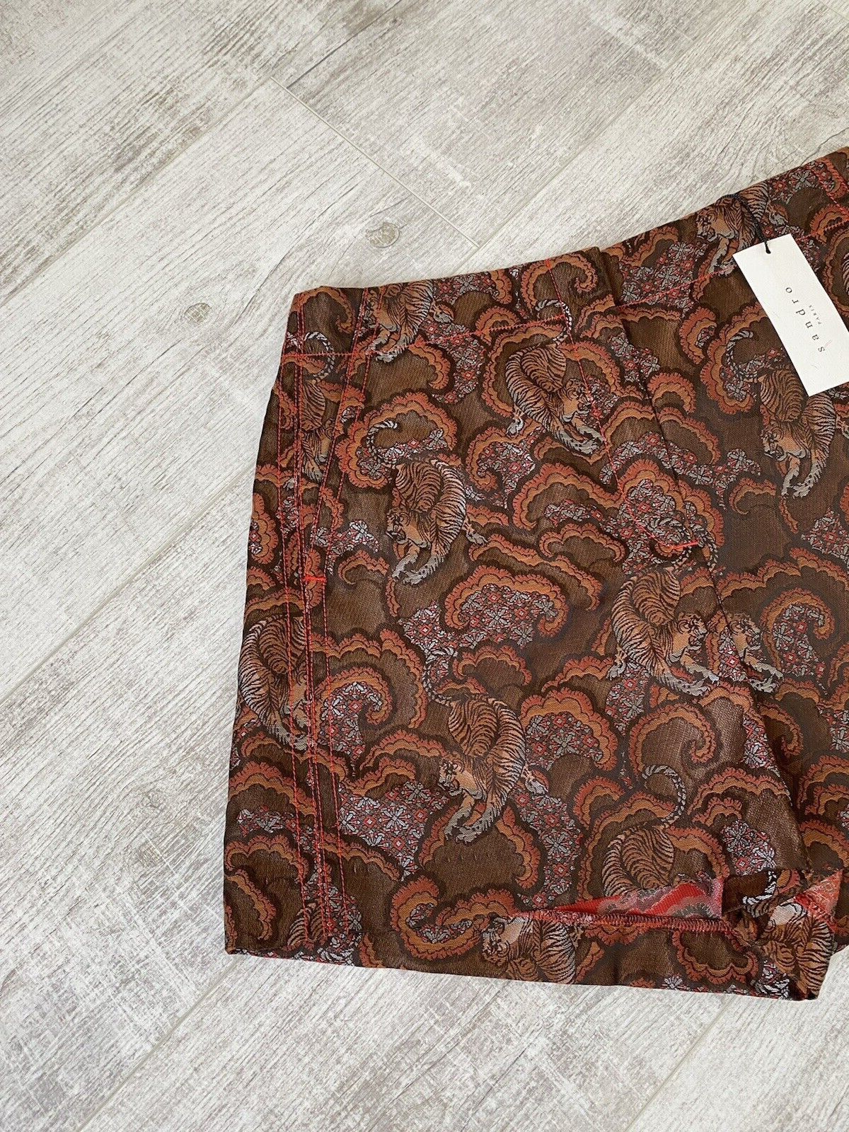 Sandro NEW Sandro Womens Luxury Printed Short Shorts Size 27" / US 4 / IT 40 - 3 Thumbnail