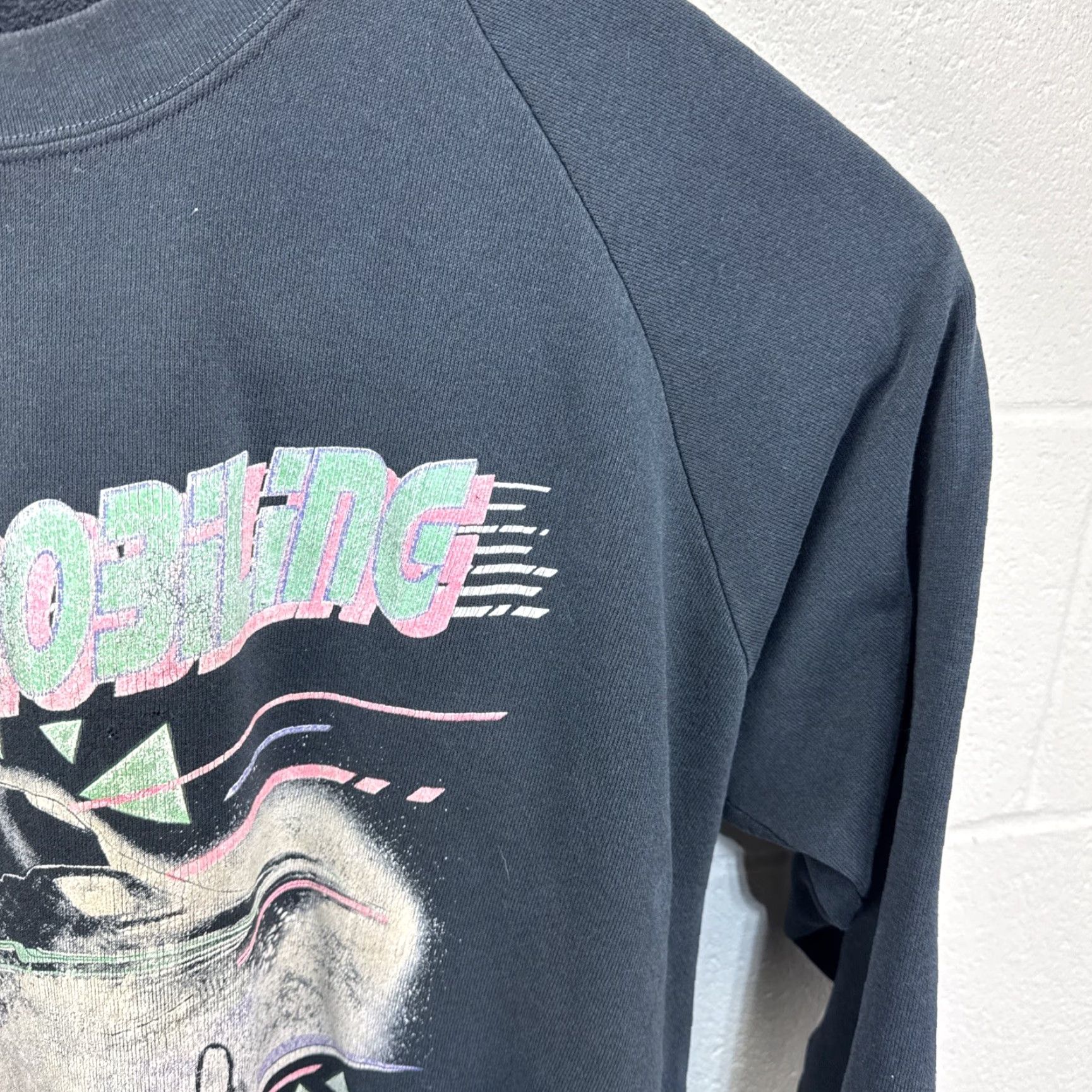Vintage VINTAGE Cal Cru Snowmobile Outdoor Crewneck Sweatshirt XL Men Black Cotton Blend Fleece Logo Graphic Print 90s Winter USA Size US XL / EU 56 / 4 - 7 Thumbnail