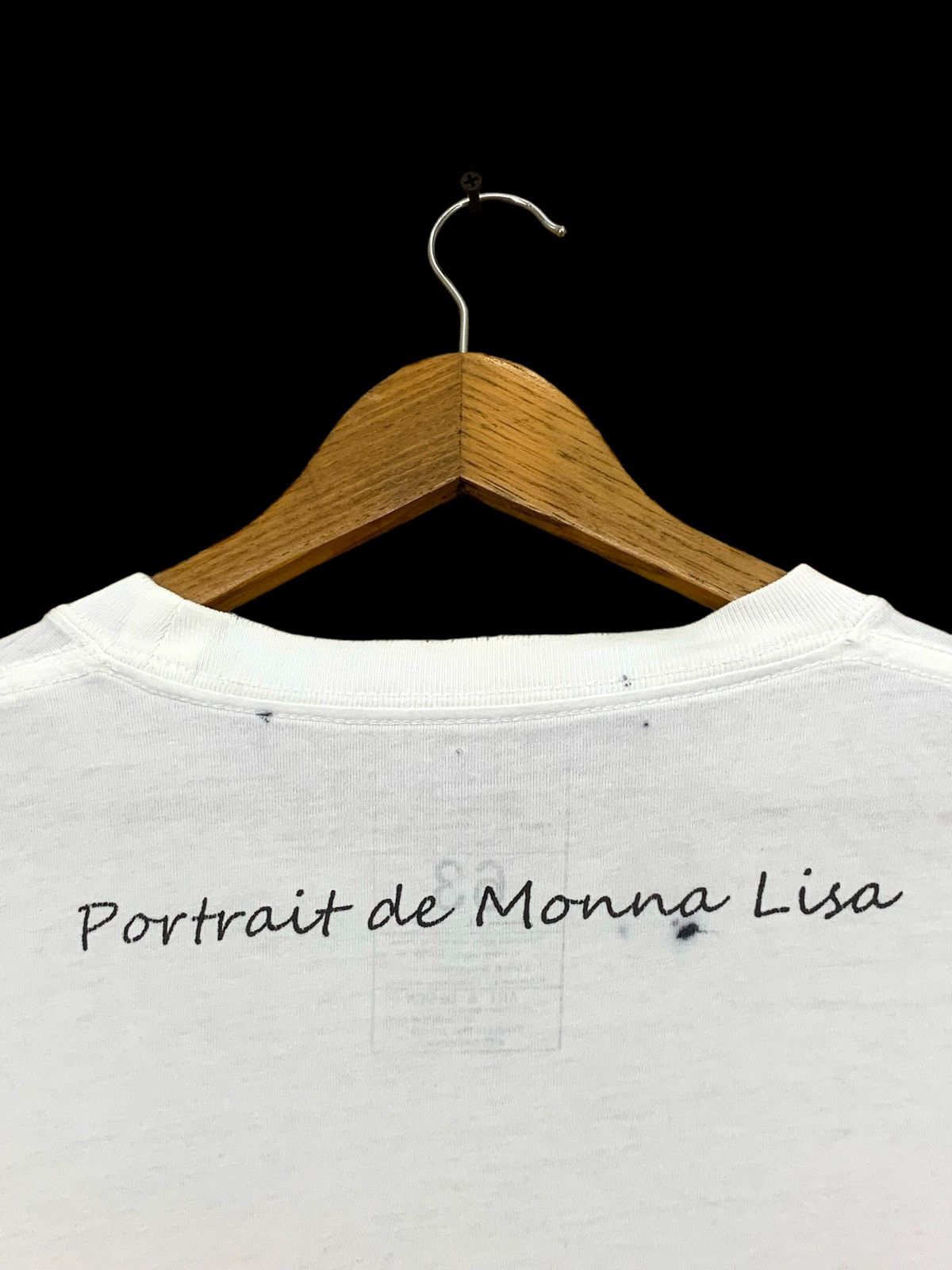 Japanese Brand Art & Design Leonardo Da Vinci Portrait de Monna Lisa Paint Size US L / EU 52-54 / 3 - 12 Thumbnail