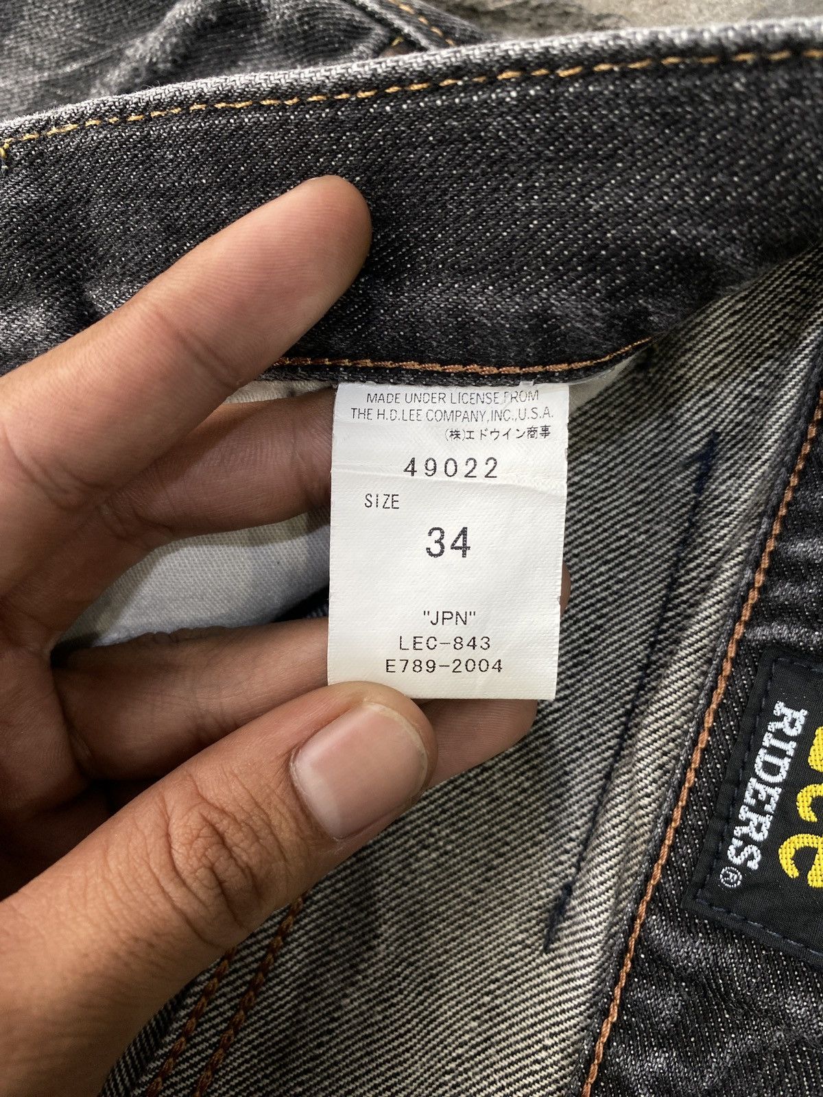 Lee Vintage Lee Rider Faded Denim Flare Size US 34 / EU 50 - 12 Thumbnail