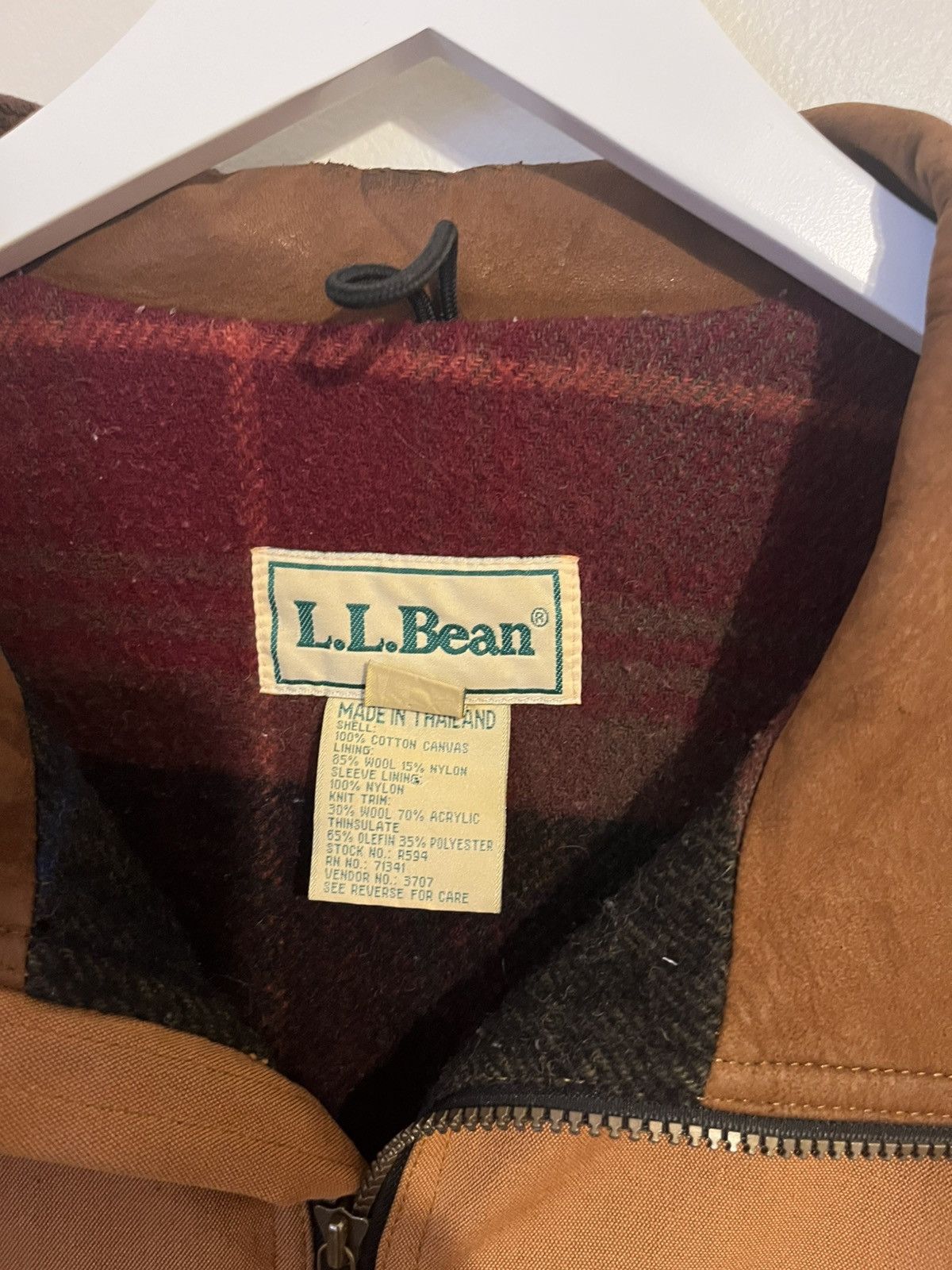 Japanese Brand × L.L. Bean × Vintage L.L Bean 1960s Vintage Detroit Style Jacket Flannel Lined Size US L / EU 52-54 / 3 - 5 Thumbnail