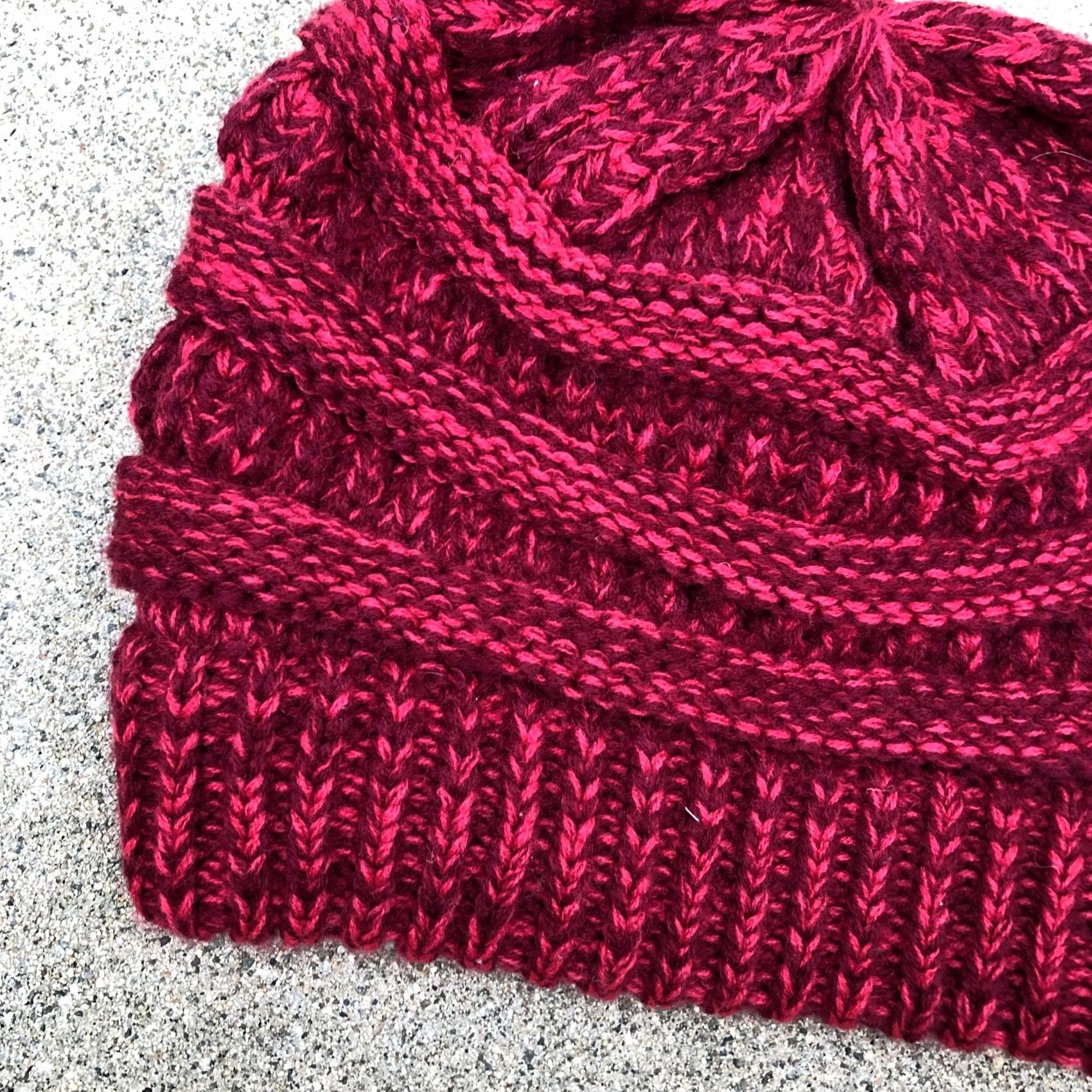 Vintage C.C. Beanie Hat Women One Size Red Cap Shirt/Hat Size ONE SIZE - 2 Thumbnail