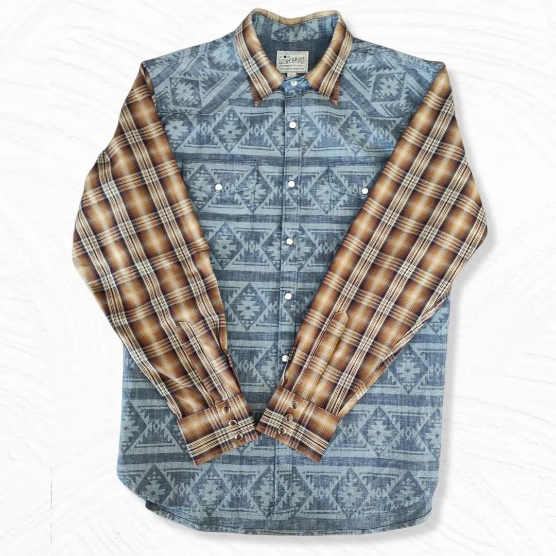 Lucky Brand Lucky Brand Navajo custom shirt - Fashionella Size US L / EU 52-54 / 3 - 5 Thumbnail
