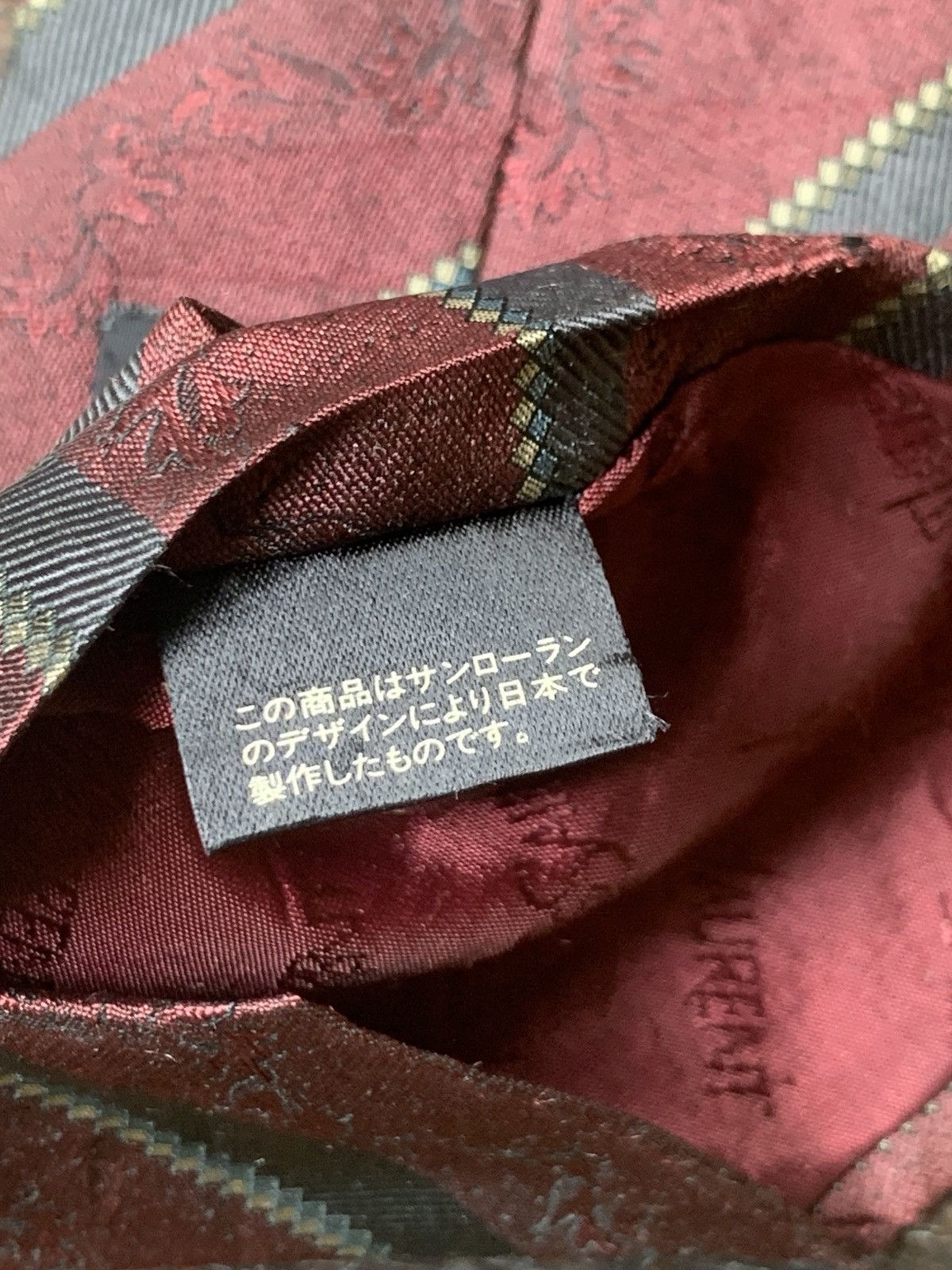 Designer × Vintage × Yves Saint Laurent Rare Design Vintage Yves Saint Laurent Ties Size ONE SIZE - 5 Thumbnail