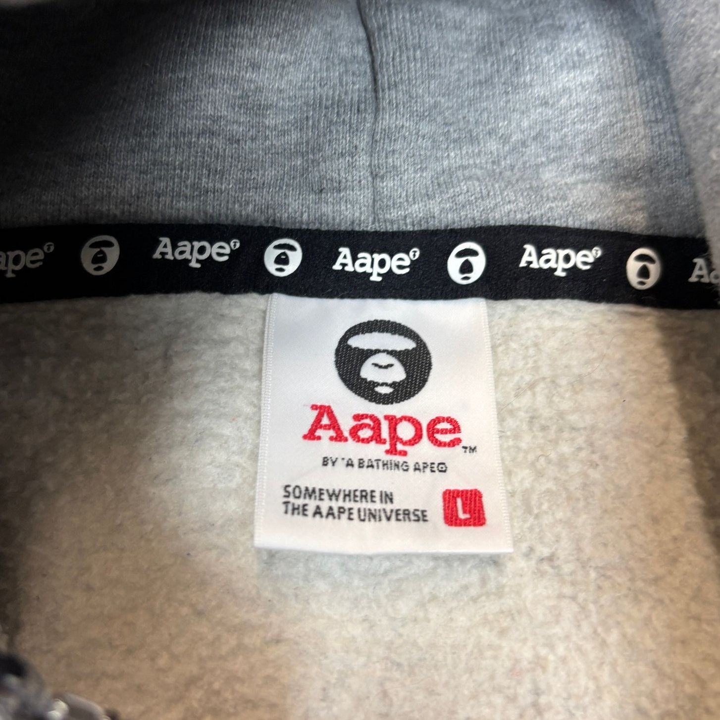 Aape × Bape Aape by A Bathing Ape Logo Badge Full Zip Hoodie Men's Large Size US L / EU 52-54 / 3 - 5 Thumbnail