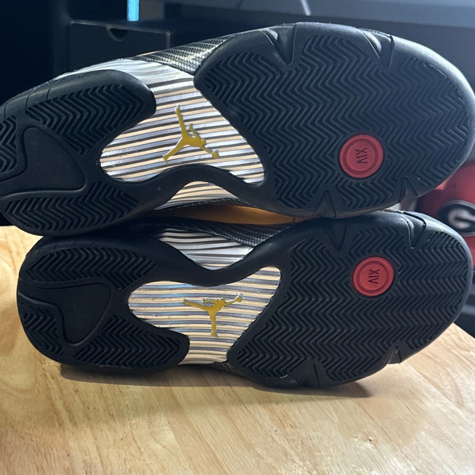 Jordan Brand Jordan 14 Yellow Ferrari Size 9.5 Size US 9.5 / EU 42-43 - 8 Thumbnail