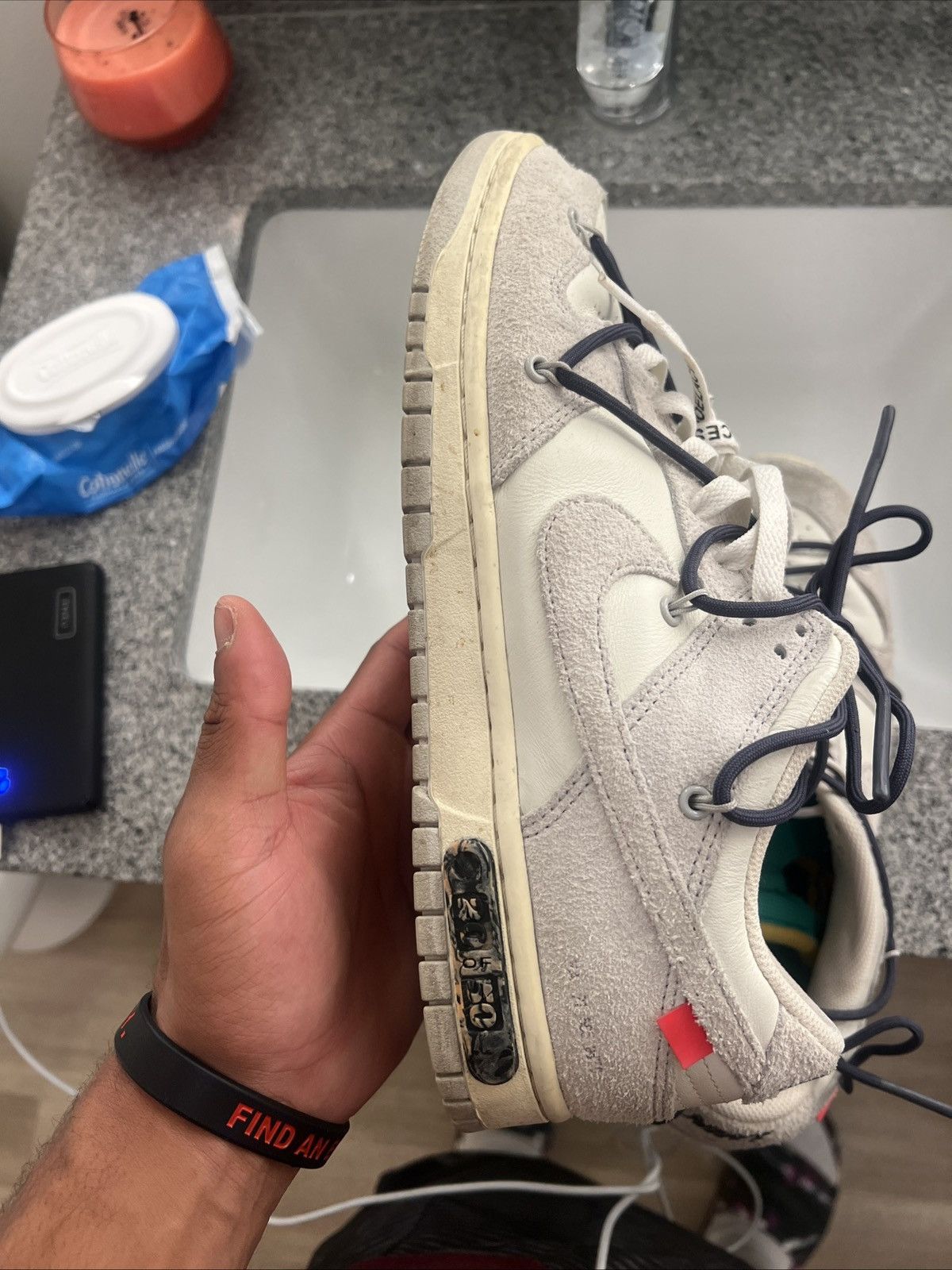 Nike Off white Lot Dunks 20/50 Size US 10.5 / EU 43-44 - 4 Thumbnail
