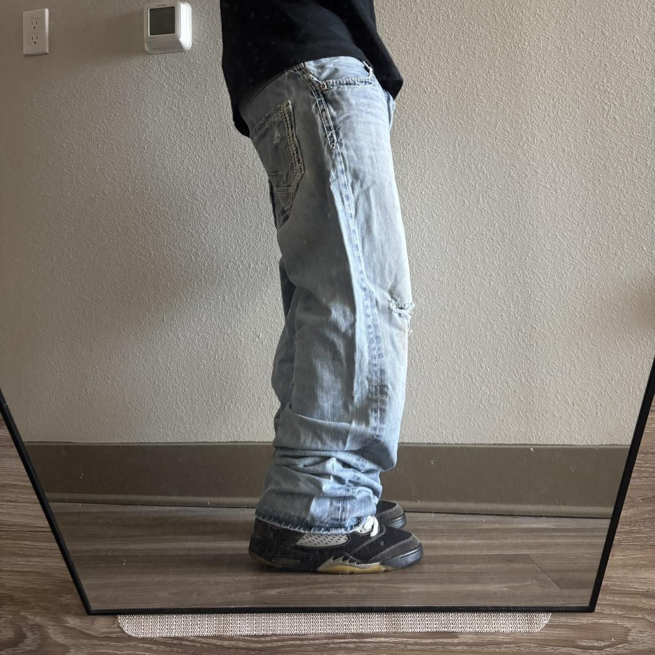 BKE Crazy Vintage Y2K/2000s Grunge Light Wash BKE Distressed Denim Jeans! 34x31 Size US 34 / EU 50 - 2 Thumbnail
