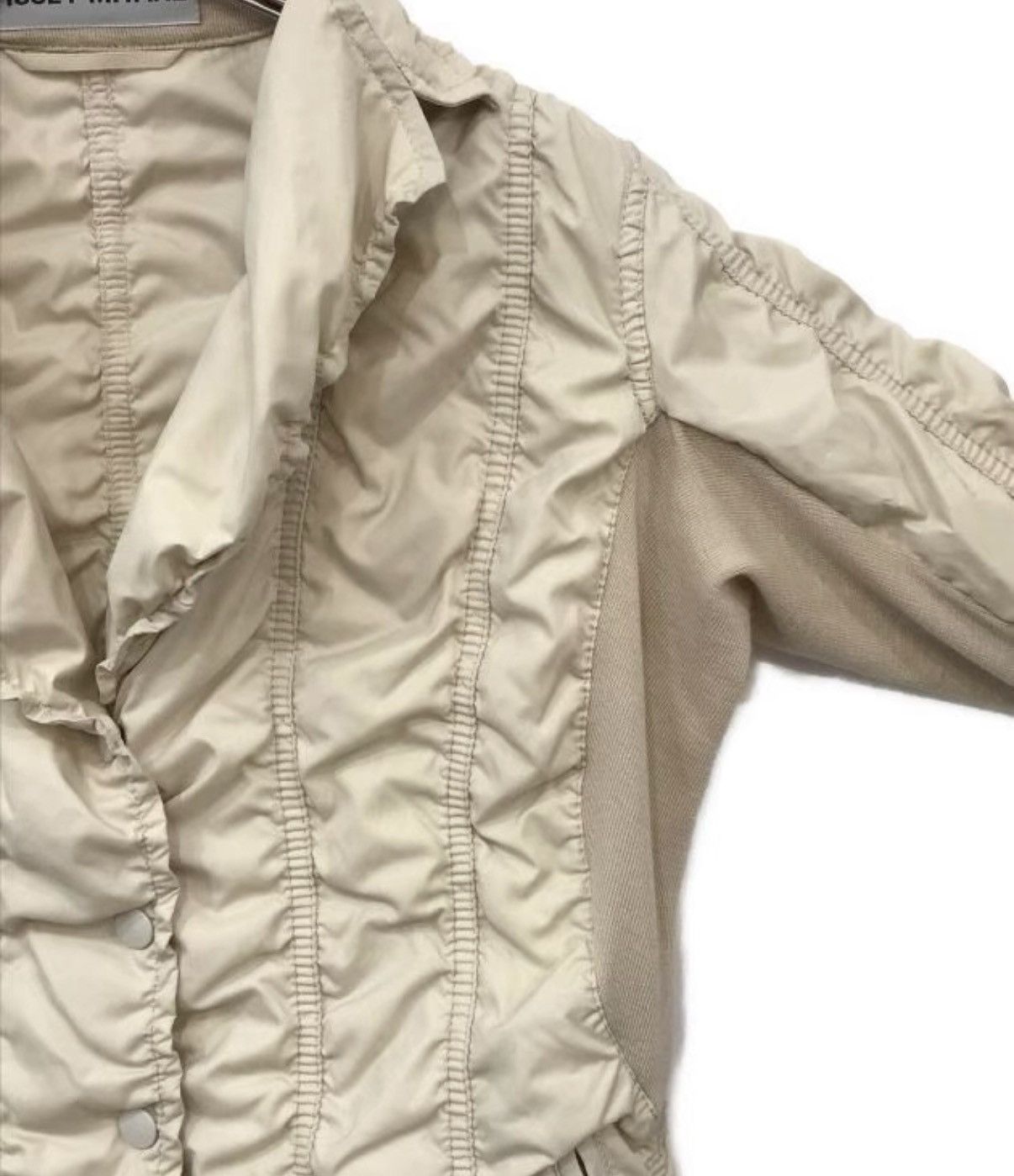 Issey Miyake ISSEY MIYAKE Ivory White Pleated Sculpted Top K24 Size M / US 6-8 / IT 42-44 - 3 Thumbnail