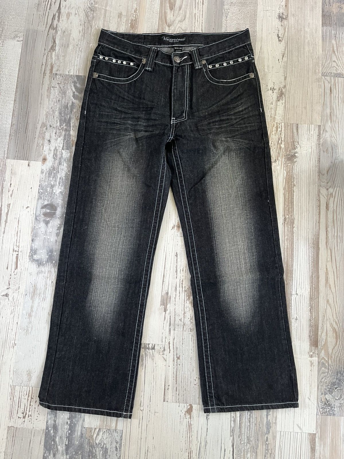 Affliction × Vintage Victorious Jeans 34 Size US 34 / EU 50 - 3 Thumbnail