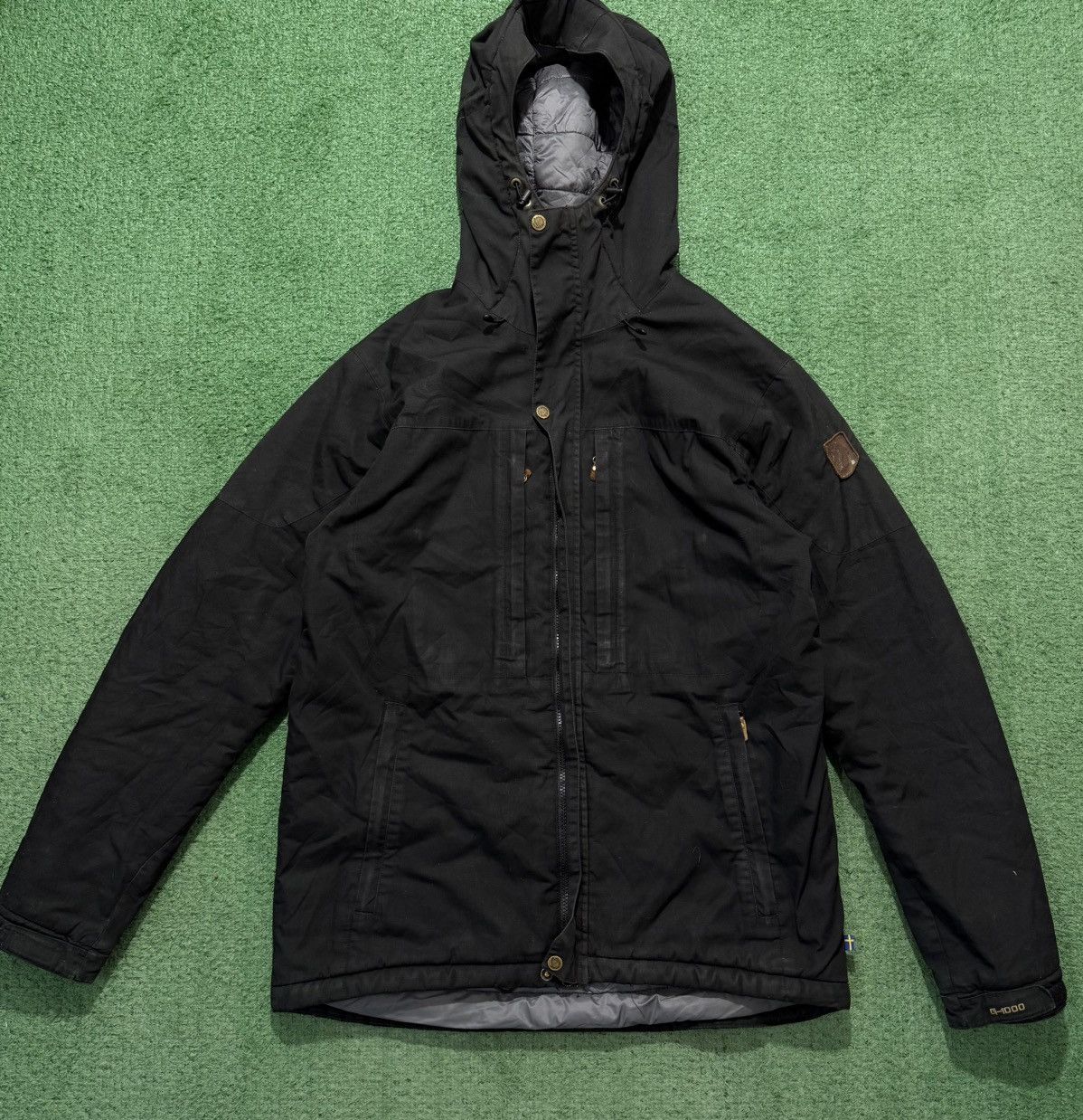 Fjallraven Fjallraven Skogso Black Parka Jacket G-1000 Size US L / EU 52-54 / 3 - 1 Thumbnail