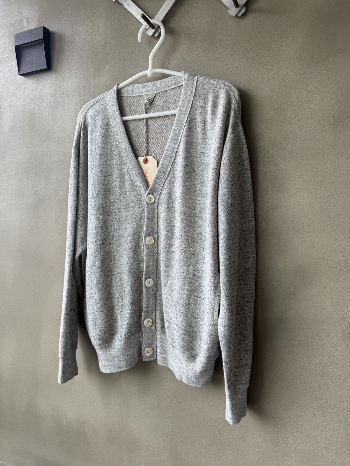 FilMelange FilMelange Japan Mens Grey Melange Sweater Cardigan M Size US M / EU 48-50 / 2 - 12 Thumbnail