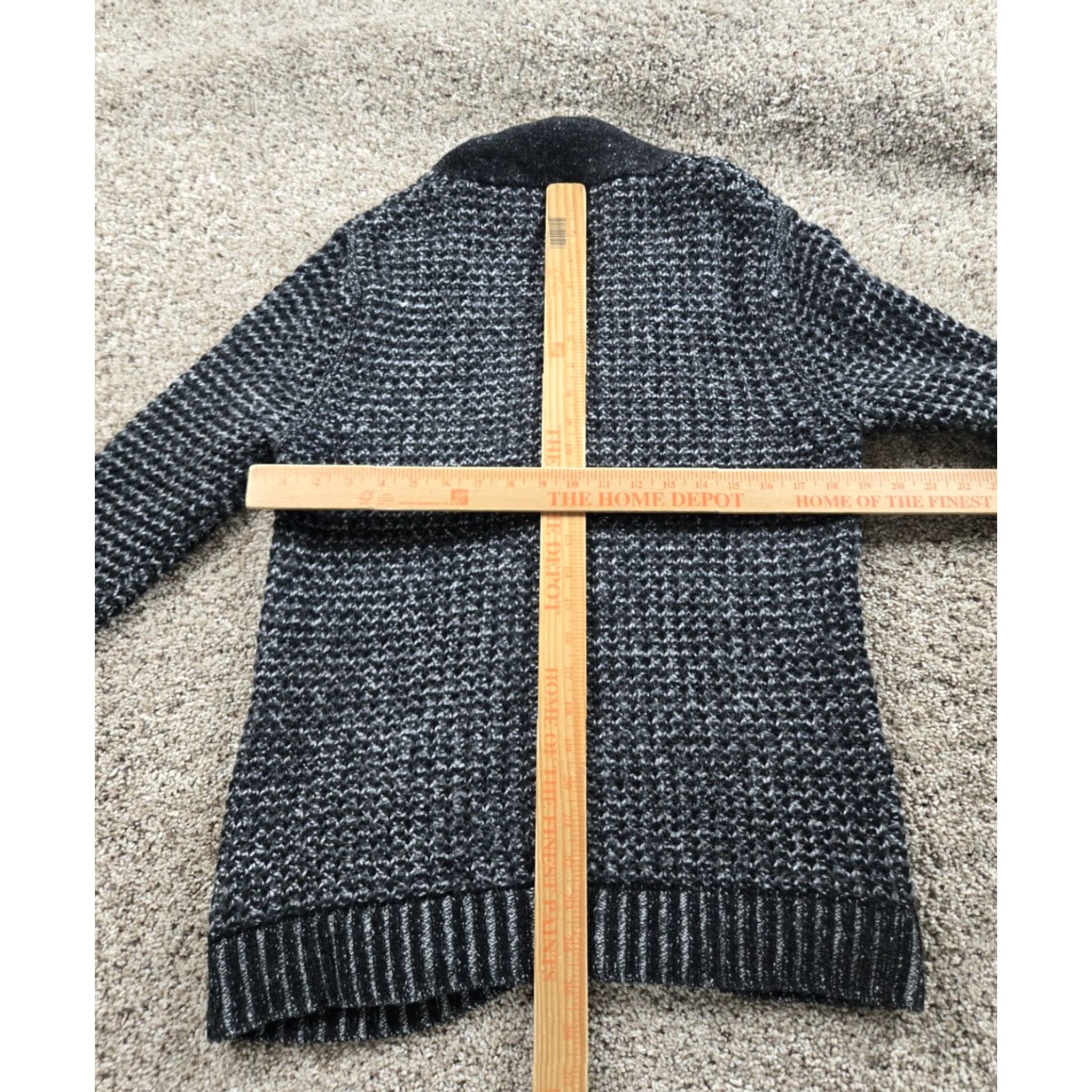 Rag & Bone rag & bone Cardigan Sweater Men M Gray Wool Button Pockets Vintage No Size US M / EU 48-50 / 2 - 7 Thumbnail