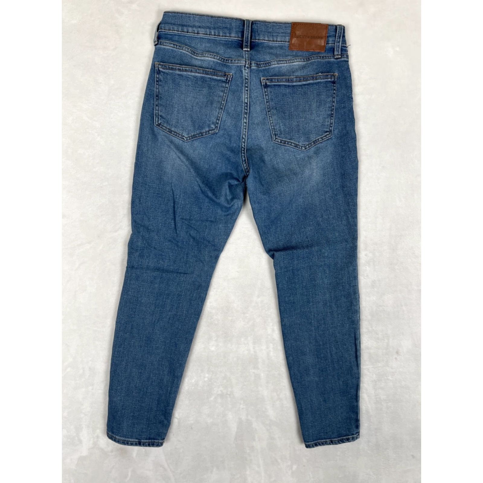 Lucky Brand Lucky Brand Jeans Women 10/30 Blue Ava Mid Rise Skinny Ankle Stretch Denim Jeans Slim 27in Inseam Blue Size 28" / US 6 / IT 42 - 6 Thumbnail