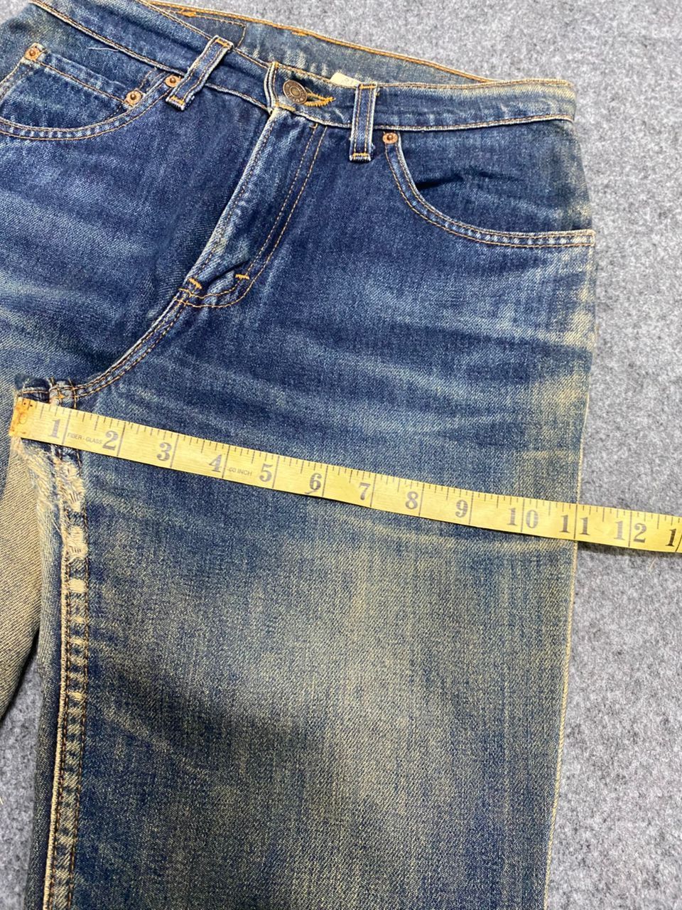 If Six Was Nine Vintage 90s Levis 517 Bootcut Distressed Denim Size US 28 / EU 44 - 5 Thumbnail