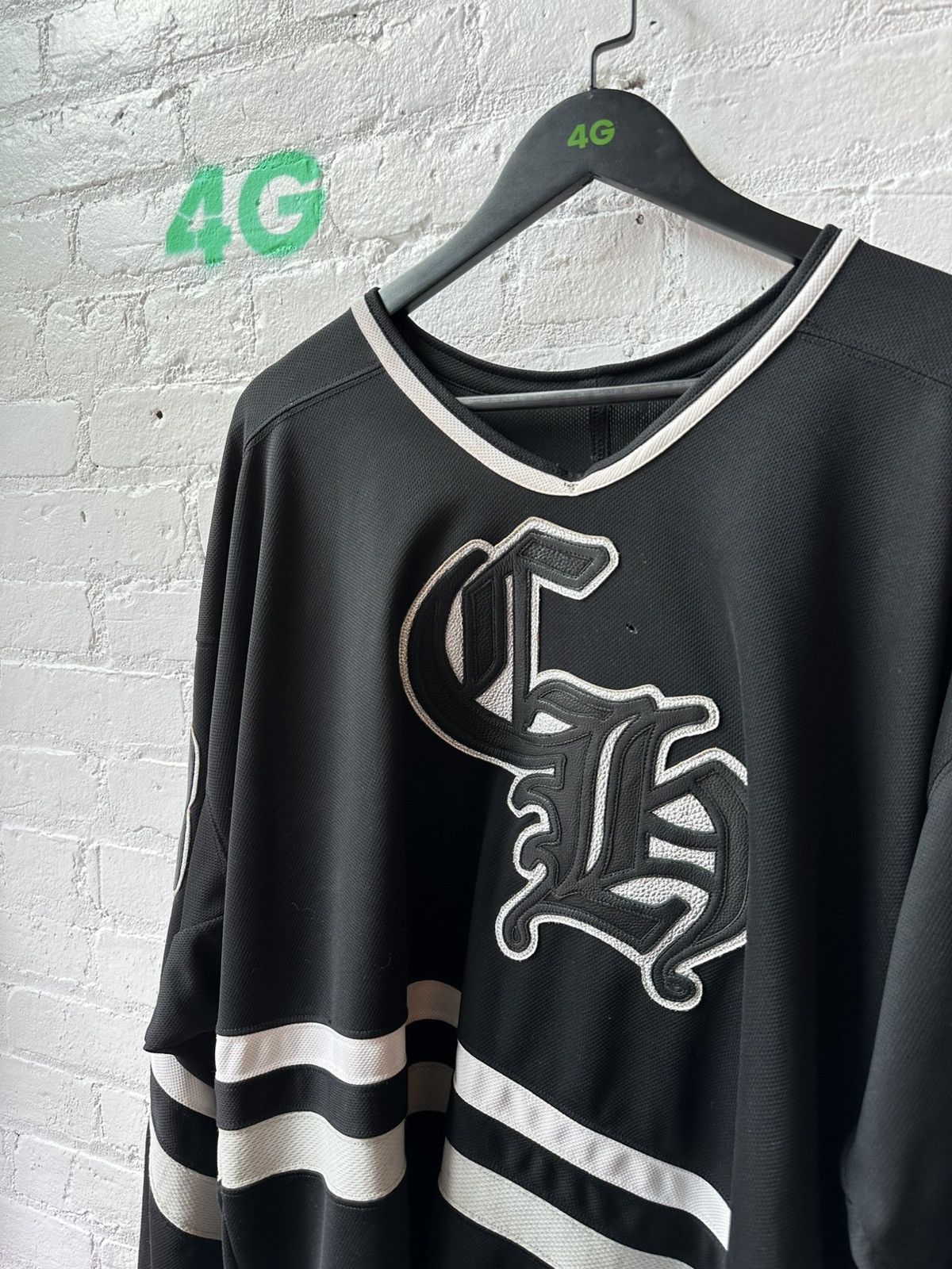 Chrome Hearts CHROME HEARTS PATCHED HOCKEY JERSEY XL XXL 2XL Size US XL / EU 56 / 4 - 2 Thumbnail