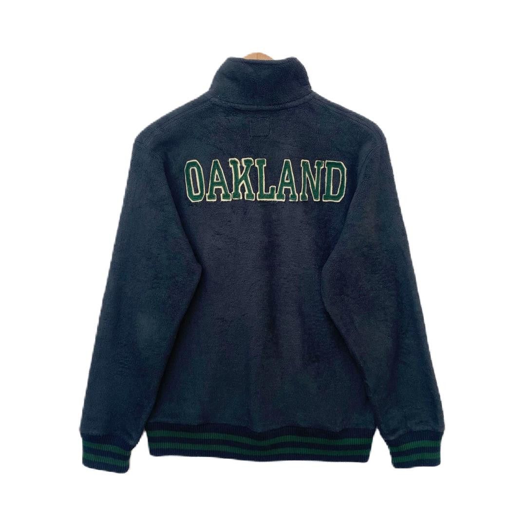 MLB OAKLAND ATHLETICS HALF ZIPPER FLEECE SWEATER Size US L / EU 52-54 / 3 - 2 Thumbnail