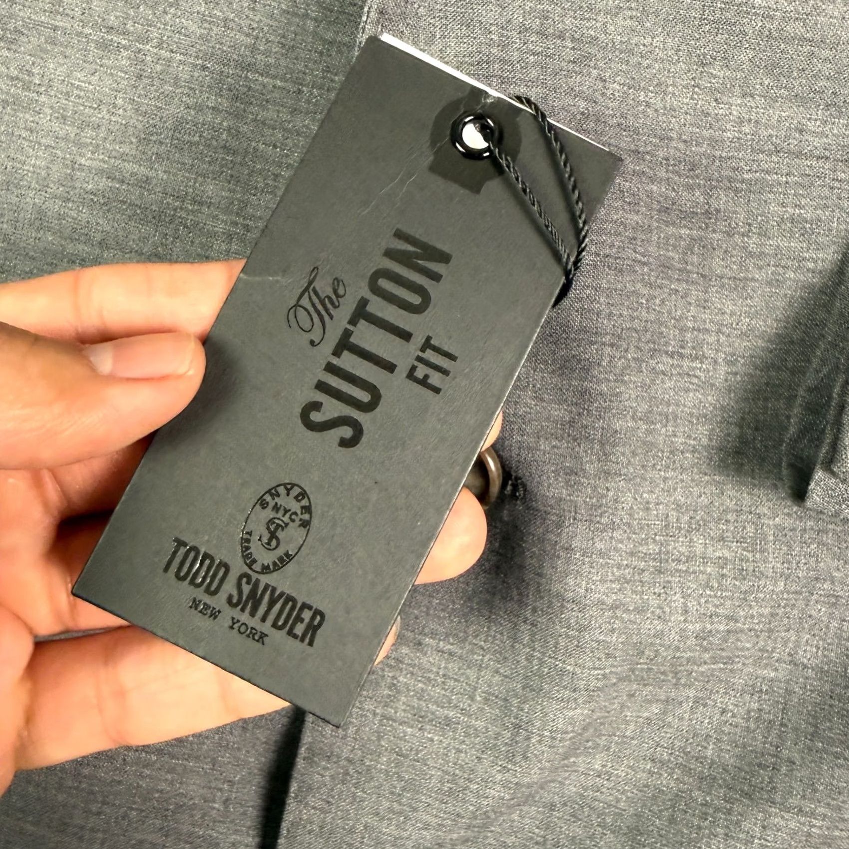 Todd Snyder Todd Snyder Trop Wool Suit Jacket Mens 40S Charcoal Gray Sutton Fit Italy NEW Size 40R - 4 Thumbnail