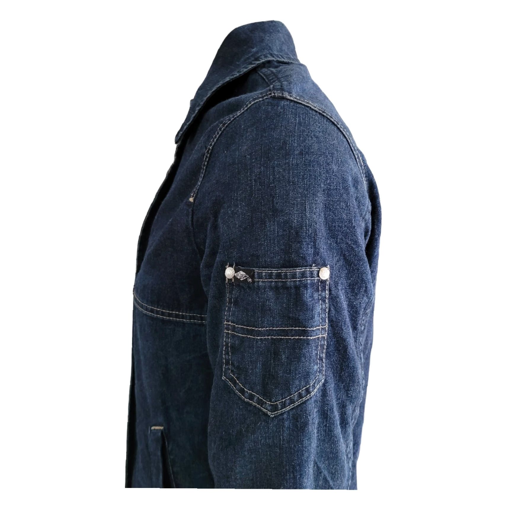 Vintage LEECooper Cotton Denim Jacket Men's S/M - Denim Jacket, Cotton, Button-Up, Regular Fit, Blue, Size M, Jacket, Mens Size US M / EU 48-50 / 2 - 3 Thumbnail