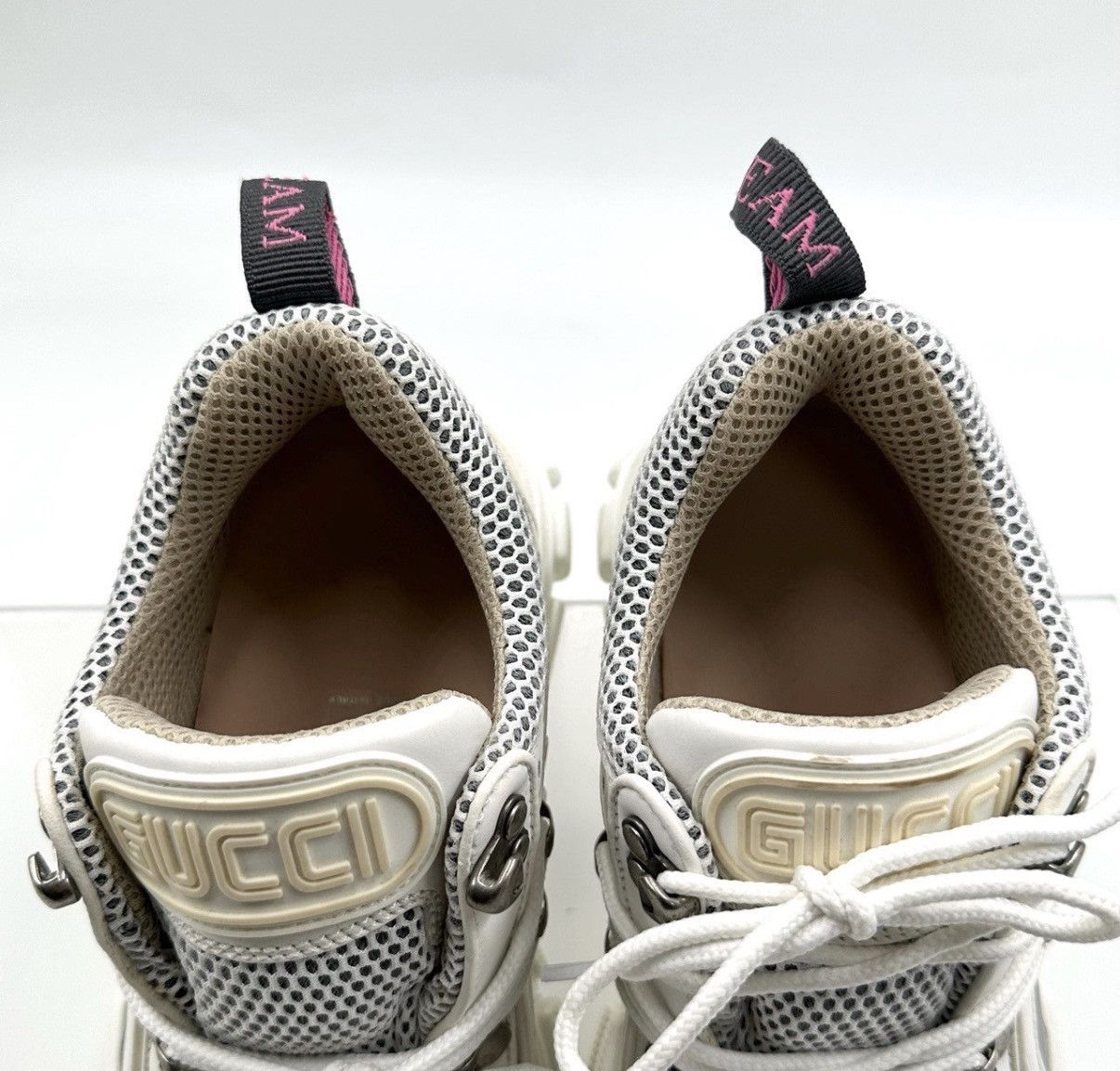 Gucci Gucci/White Hiking Dad Sneakers K12 Size US 5.5 / IT 35.5 - 6 Thumbnail