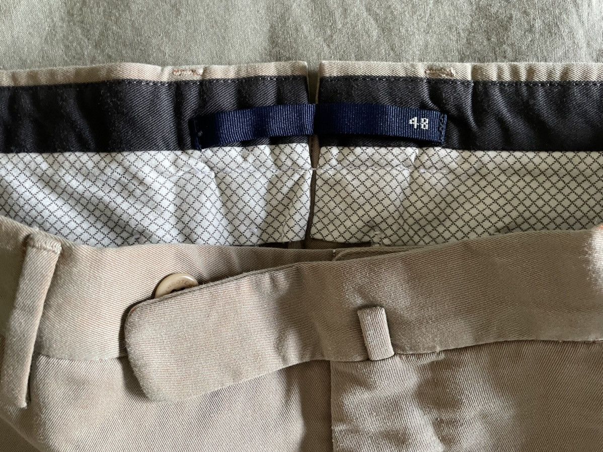 Incotex Men’s INCOTEX Slim Fit KhakiTrouser Sz 48 / US 32 Size 38S - 8 Thumbnail