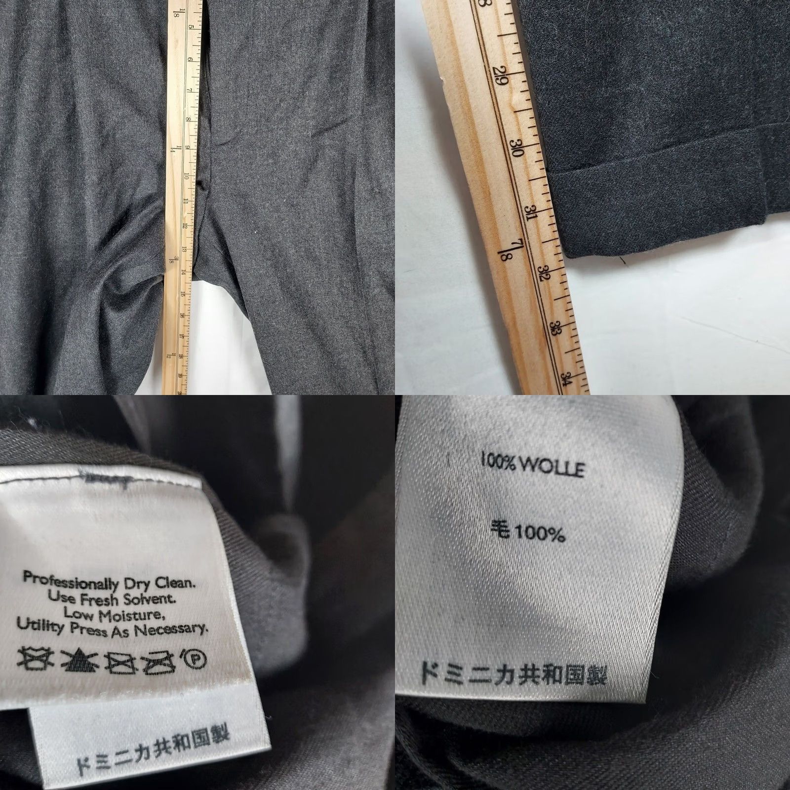 Eddie Bauer Eddie Bauer Wool Dress Pants Mens 38x32 Gray Classic Fit Slacks Trousers Dress Pants Mens 38x32 Gray Classic Fit Slacks Trousers Size US 38 / EU 54 - 8 Thumbnail