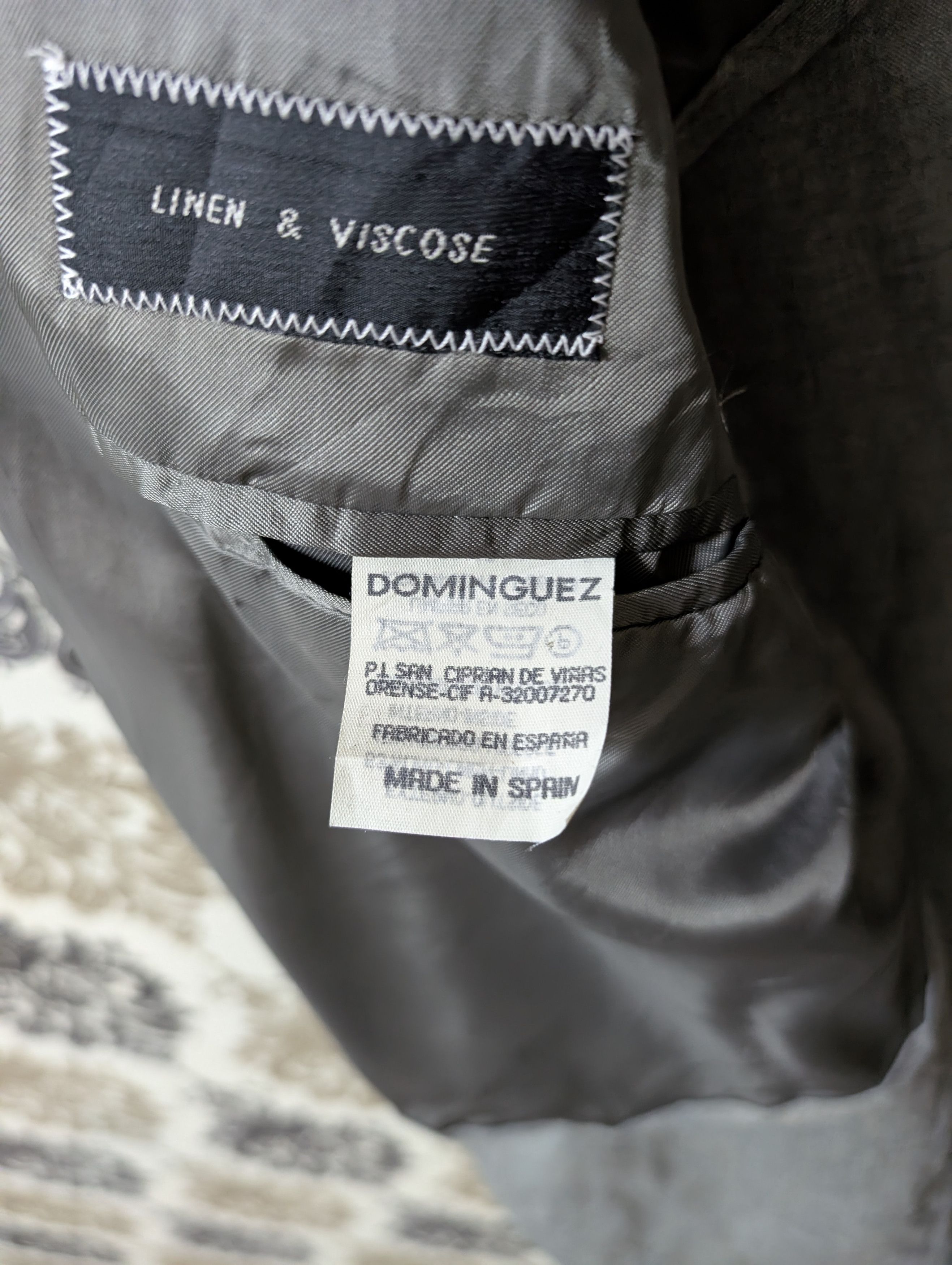 Adolfo Dominguez Vintage Adolfo Dominguez Collarless Linen Rustic Chore Coat Size US S / EU 44-46 / 1 - 11 Thumbnail