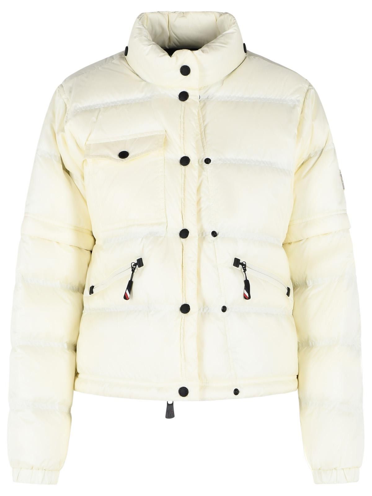 Moncler Grenoble MONCLER GRENOBLE 'Mauduits' Ivory White Polyamide Down Jacket Size S / US 4 / IT 40 - 1 Thumbnail