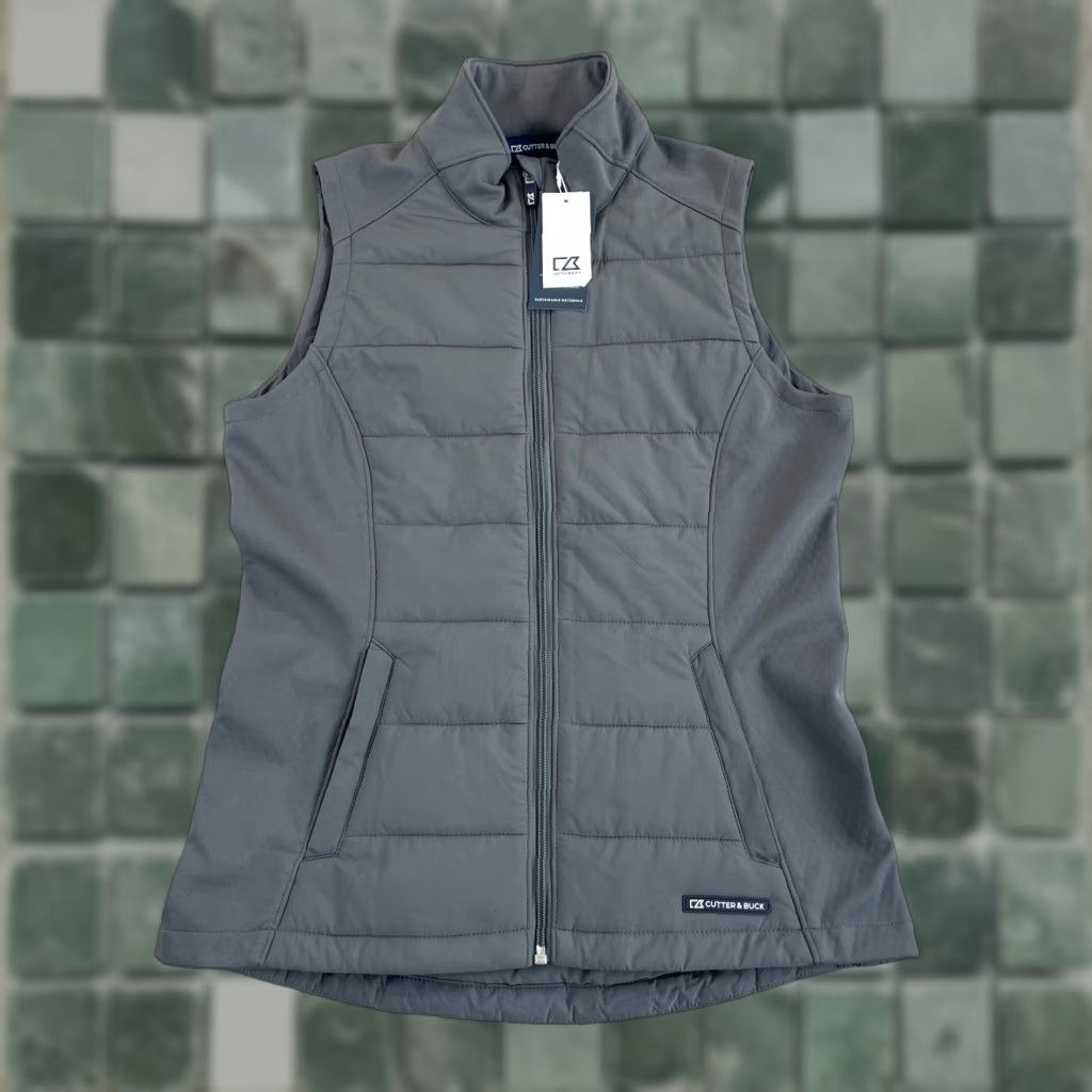 Cutter & Buck Cutter & Buck Evoke Hybrid Vest Men Small Grey Full Zip DWR NWT 50 Size US S / EU 44-46 / 1 - 1 Thumbnail