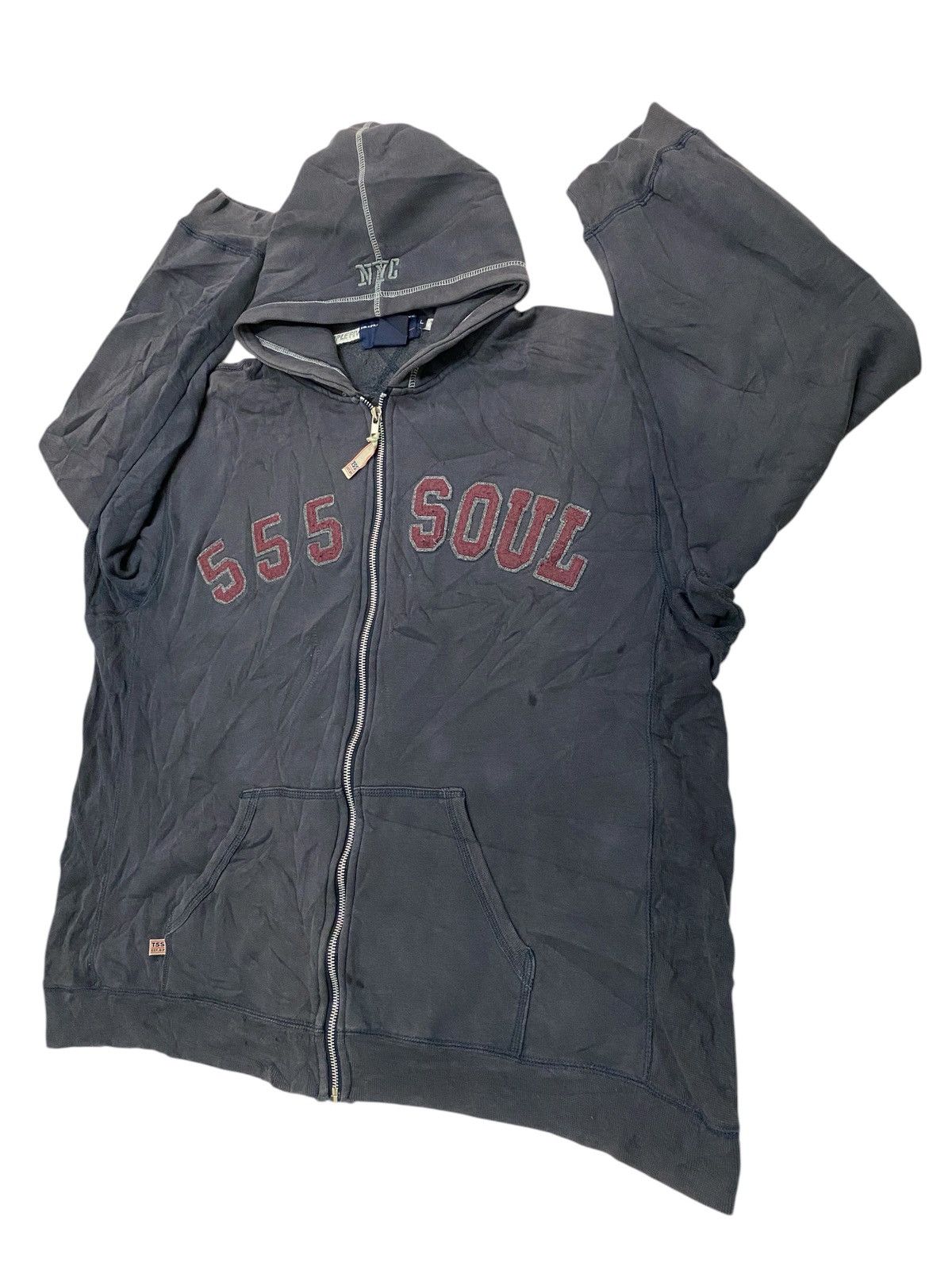 Triple 5 Soul Vintage Triple 5 Soul Faded Hoodie Size US L / EU 52-54 / 3 - 4 Thumbnail