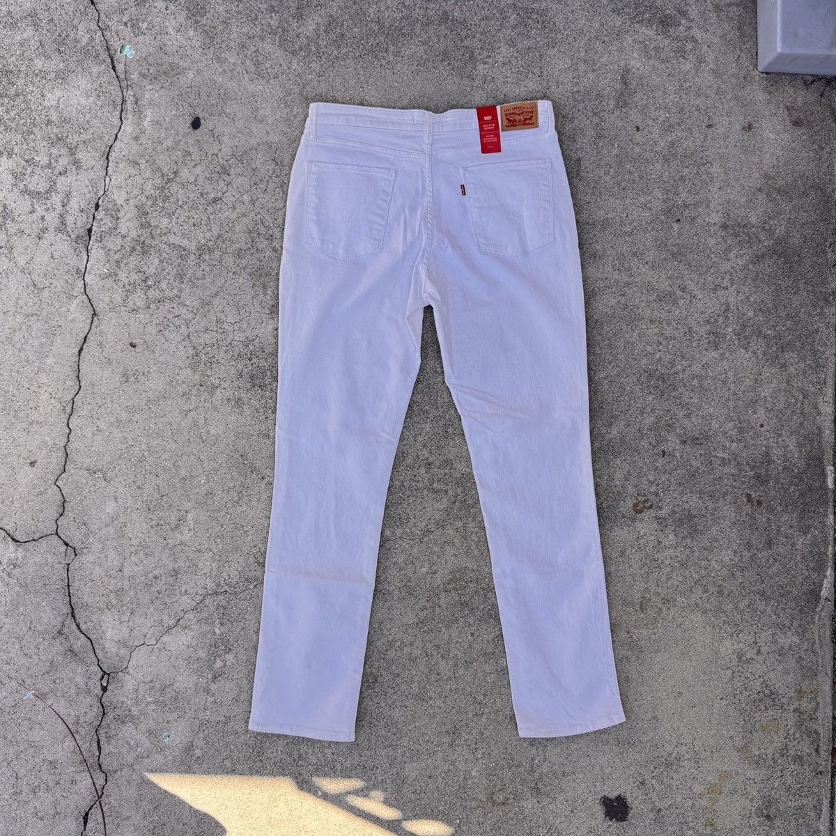 Levi's Levi’s 501 Original Fit – Crisp White Denim, Brand New Size 32" / US 10 / IT 46 - 2 Thumbnail