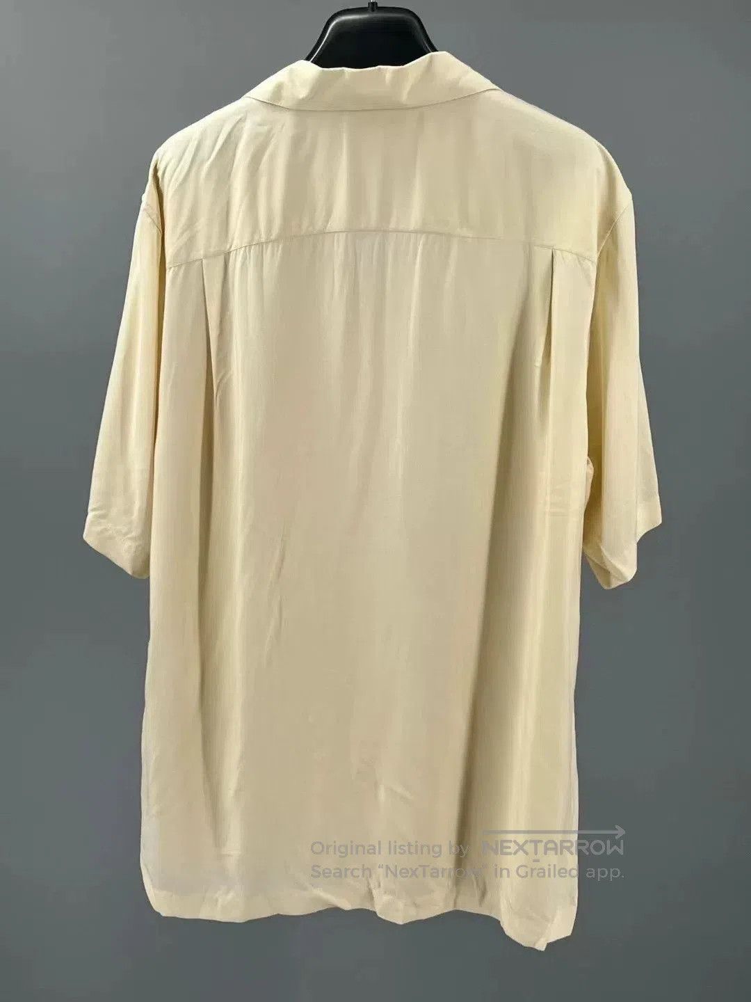 Celine Celine Beige Rivet Palm Print Shirt. Size US XXS / EU 40 - 2 Thumbnail