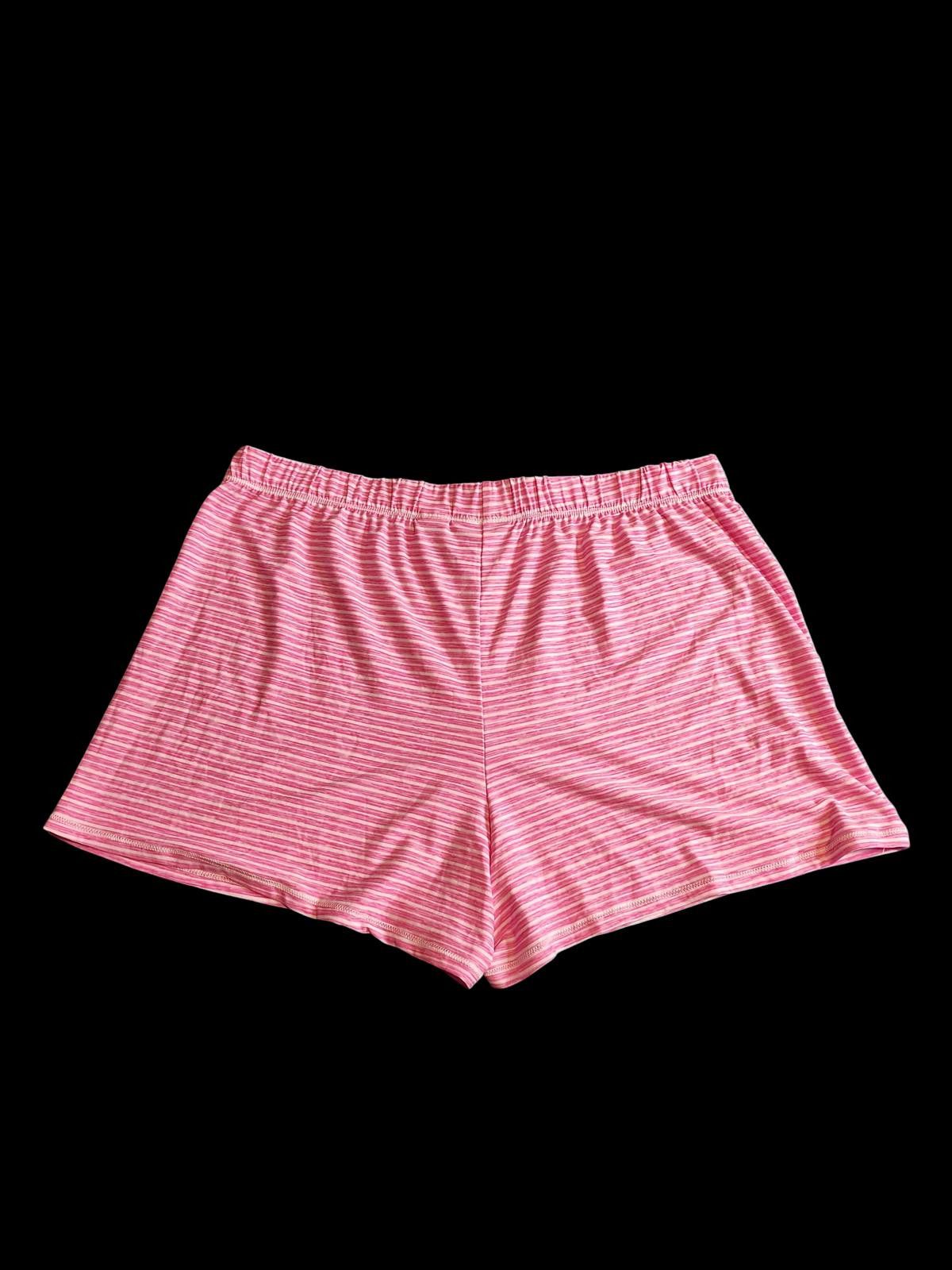 Other Roudelain Pink Striped Women's Casual Shorts Size 40" / US 18 - 6 Thumbnail