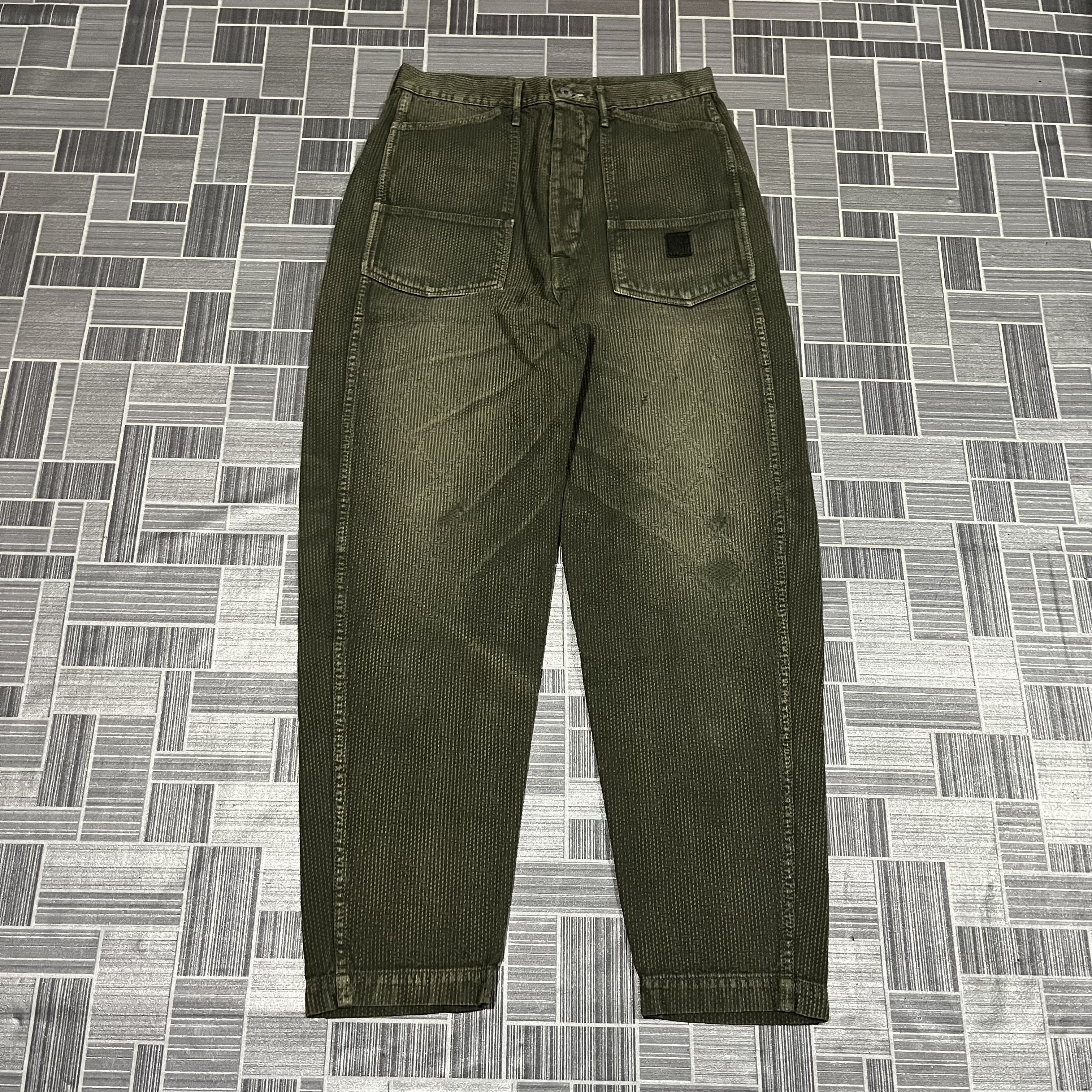 Kapital Kountry Vintage Kapital Buckle Back Boro Stitching Ballon Pants Size US 31 - 13 Thumbnail