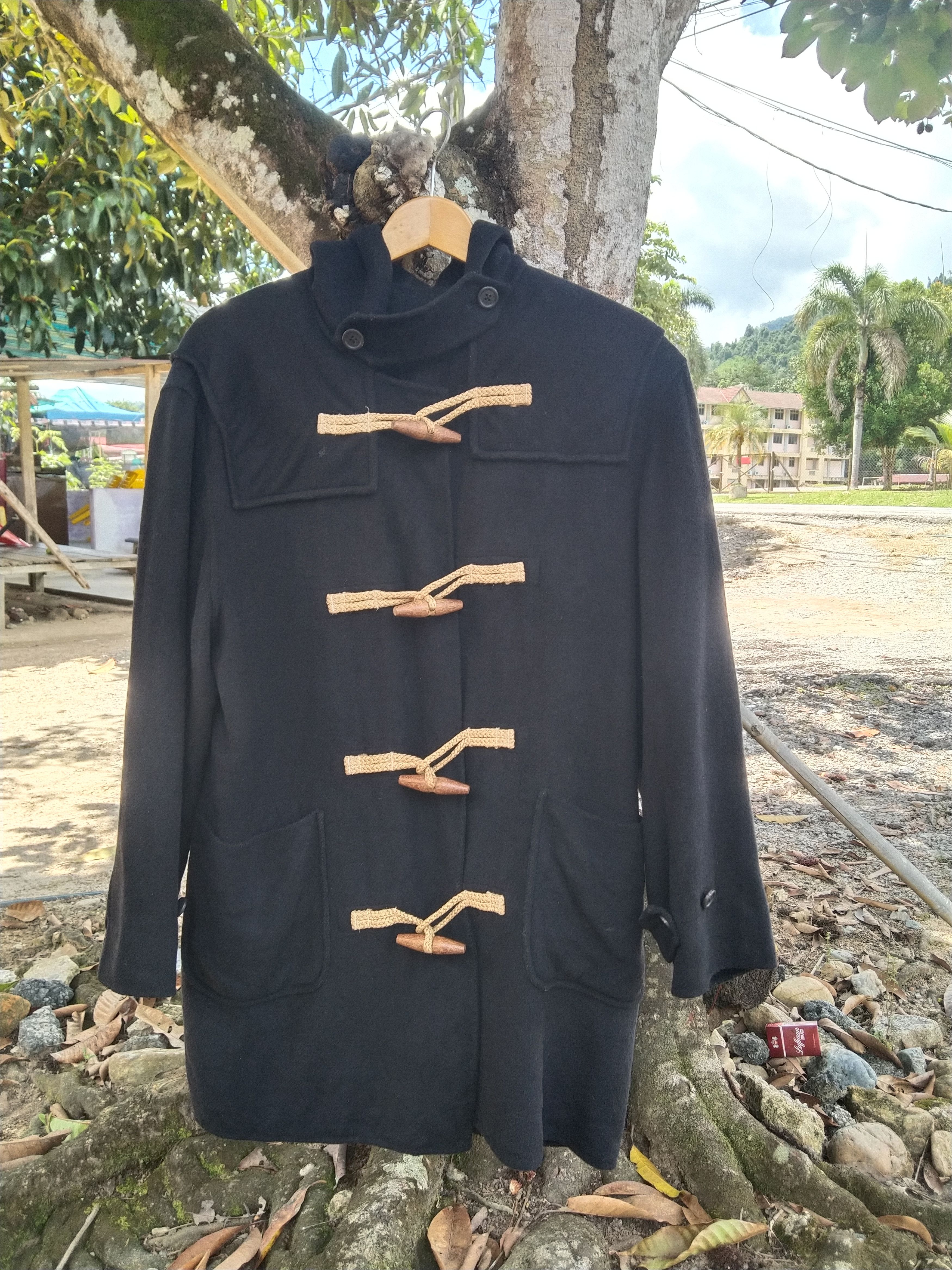 Ralph Lauren Hoodie Wool Duffle Coat