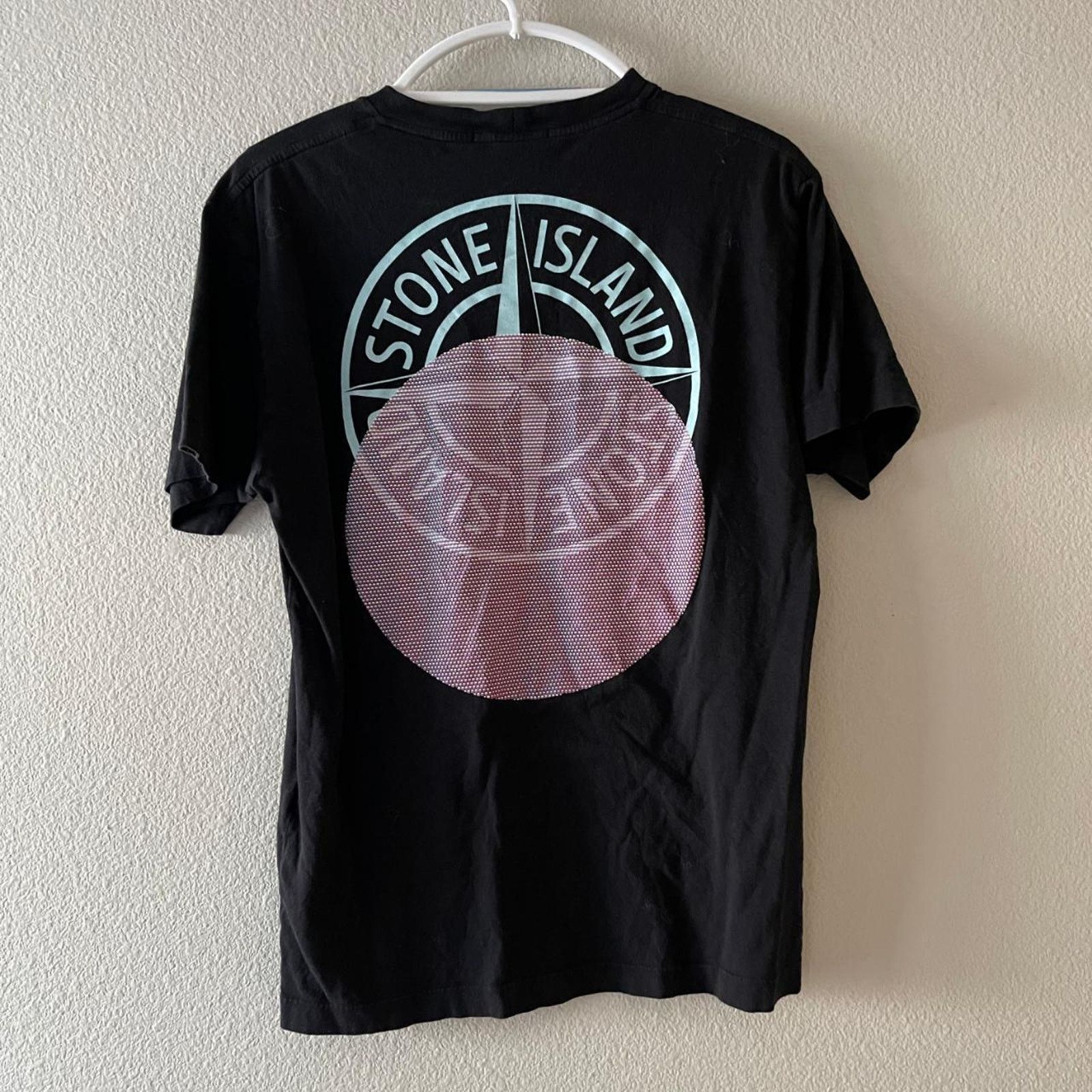 Stone Island Stone Island Tricromia Three Print Black Tee Size US M / EU 48-50 / 2 - 2 Thumbnail
