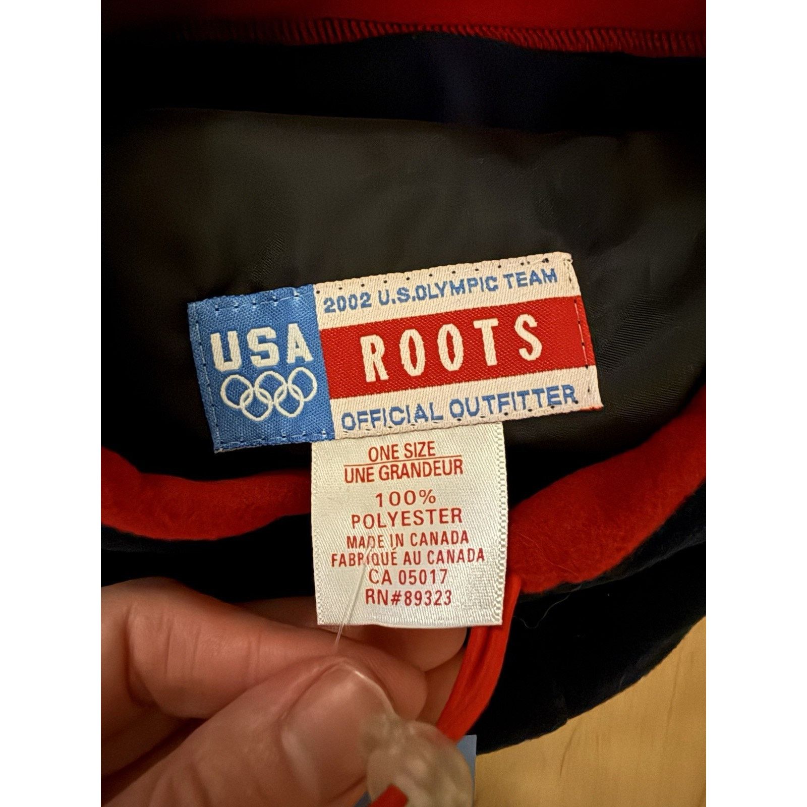 Roots NWT USA 2002 Olympic Team Roots Beanie Beret Hat Size ONE SIZE - 3 Thumbnail