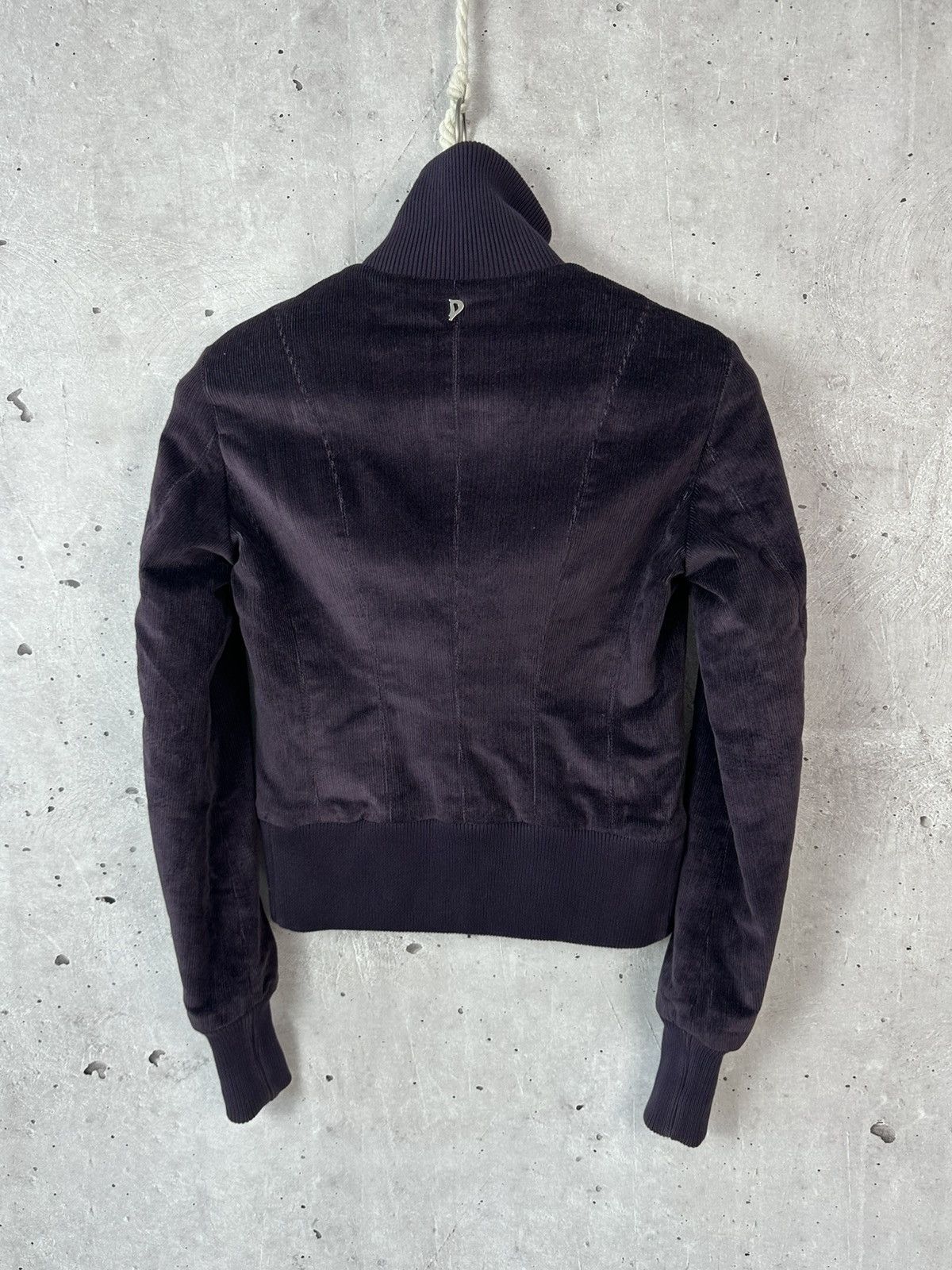Dondup Dondup Corduroy Eggplant Multipocket Zip Women’s Jacket Size S / US 4 / IT 40 - 9 Thumbnail