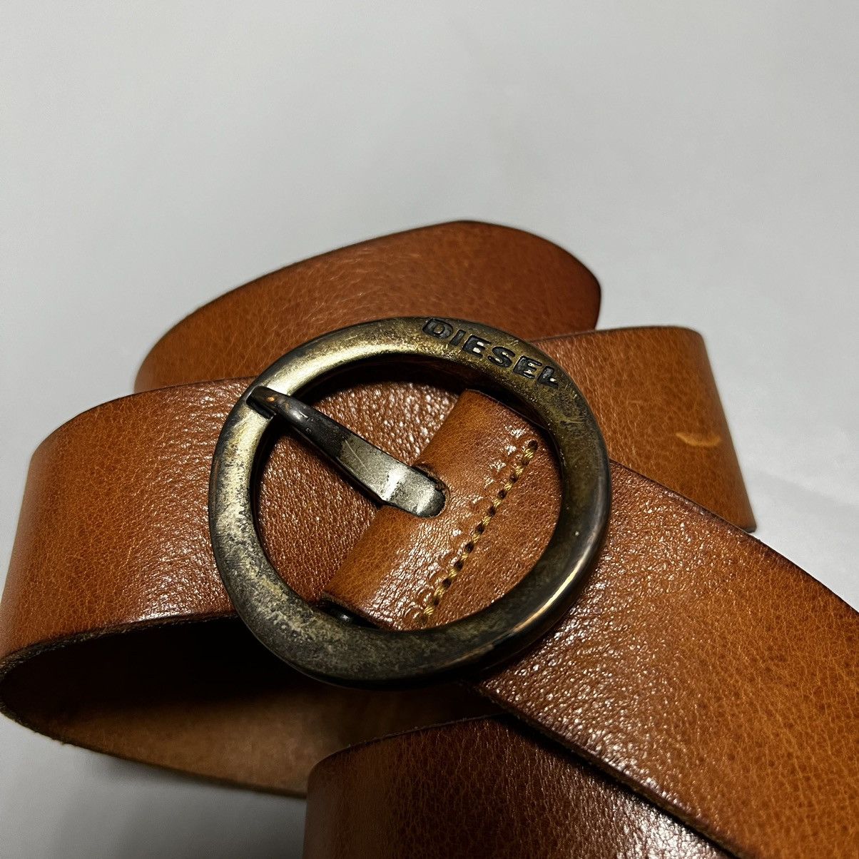 Diesel Vintage Diesel Leather old Belt Size ONE SIZE - 4 Thumbnail
