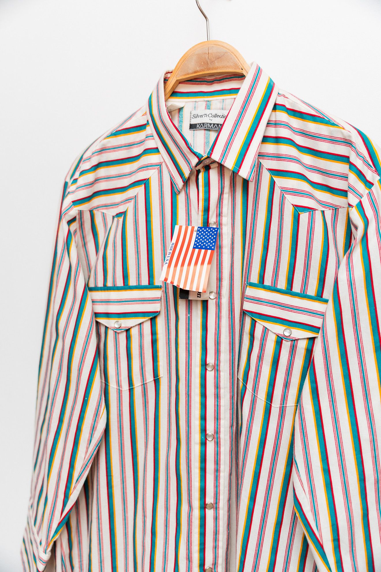 Other DEADSTOCK Vintage Karman Western Shirt Size US L / EU 52-54 / 3 - 9 Thumbnail