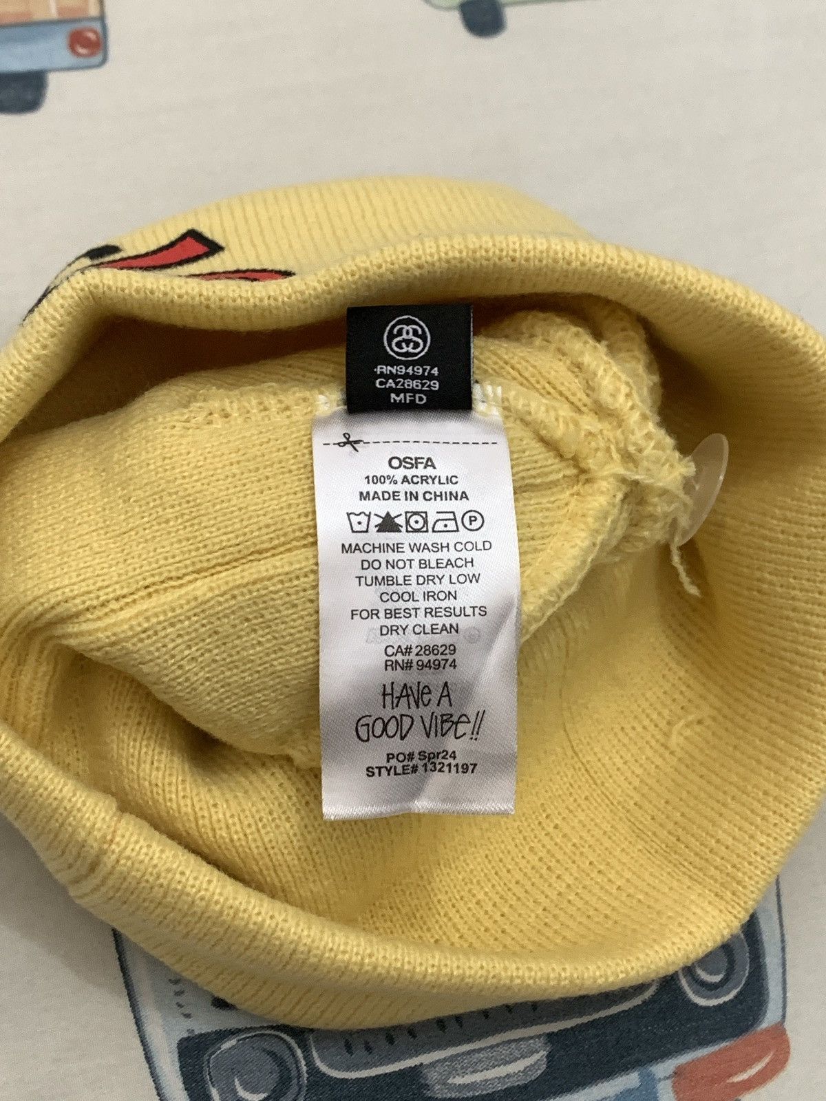 Stussy Beanie Stussy Mixed Logo Skullcap Size ONE SIZE - 5 Thumbnail